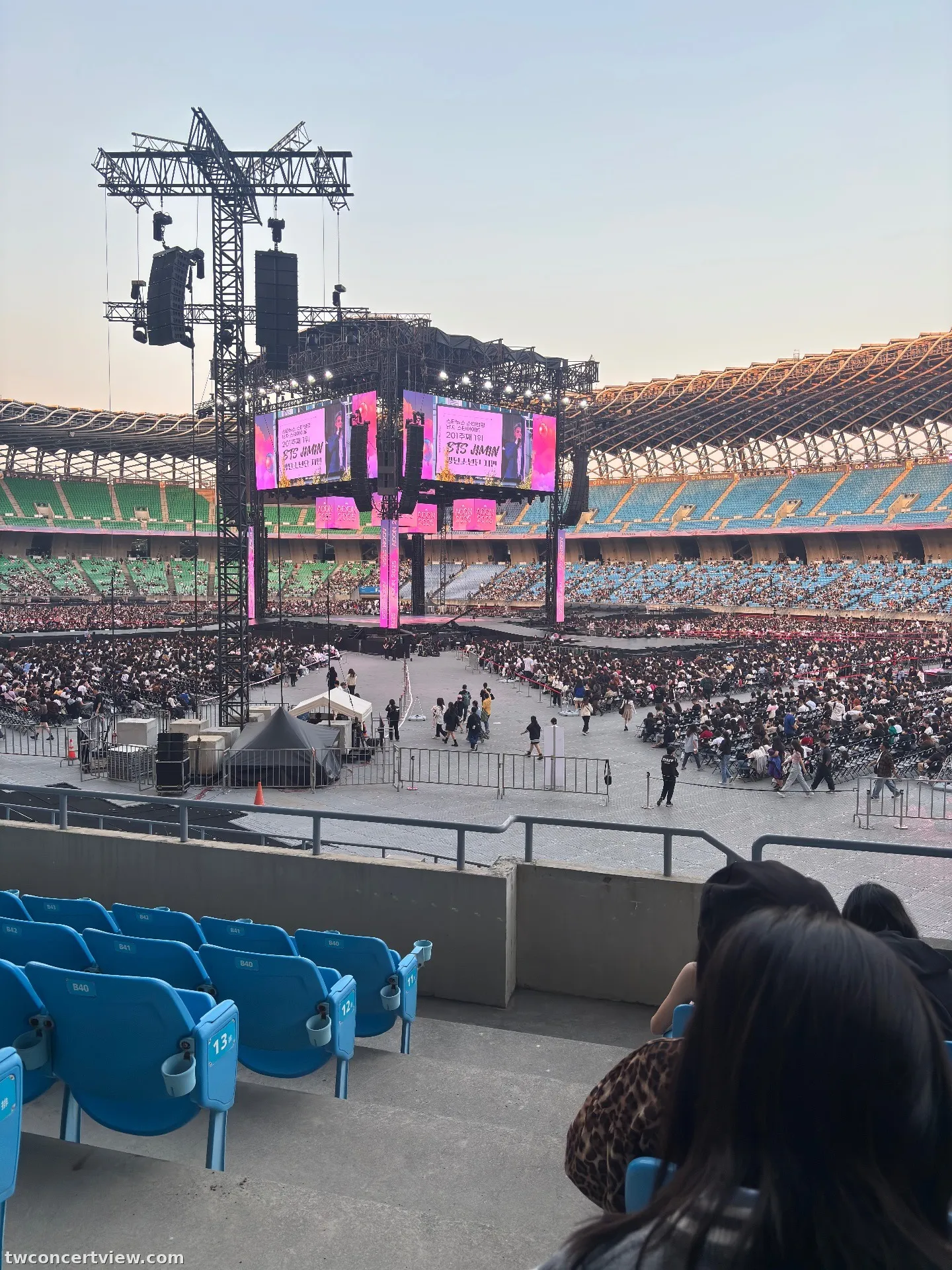 Kaohsiung National Stadium (AAA) B02 โซน แถว 16 ที่นั่ง 35 ภาพวิวที่นั่ง - ACON 2025 IN KAOHSIUNG