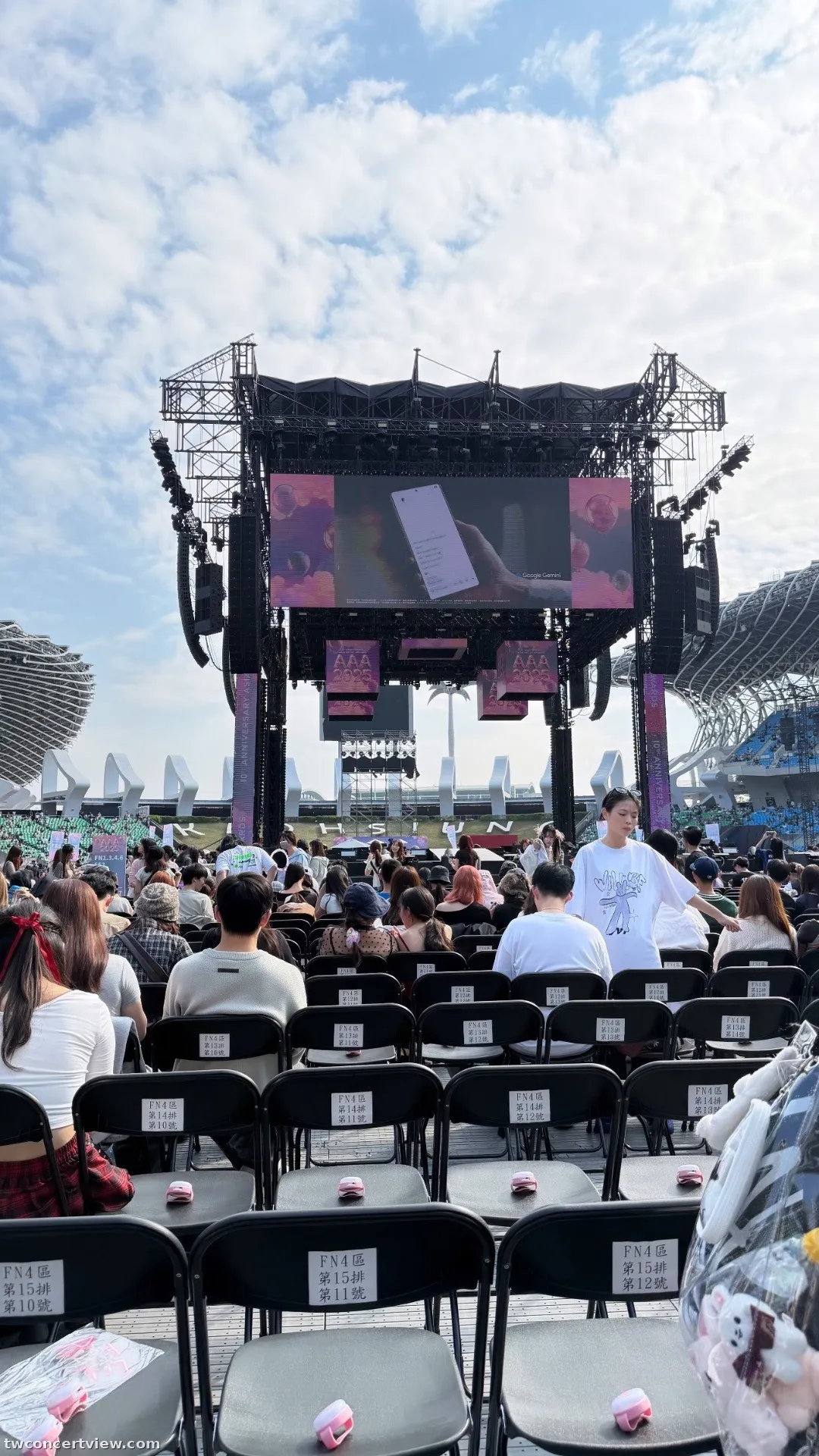 Kaohsiung National Stadium (AAA) FN4 16列11番 座席からの眺め - 2025 AAA