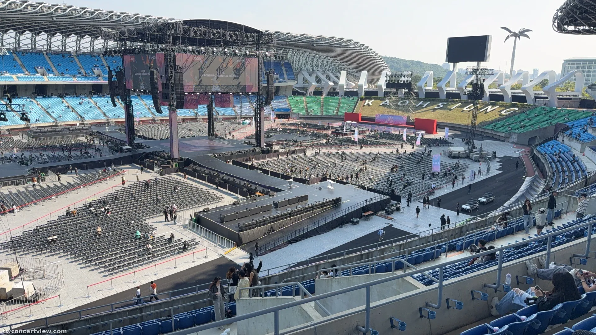 Kaohsiung National Stadium (AAA) C23-1 Zona Baris 3, Kursi 316 foto pemandangan kursi - AAA 2025