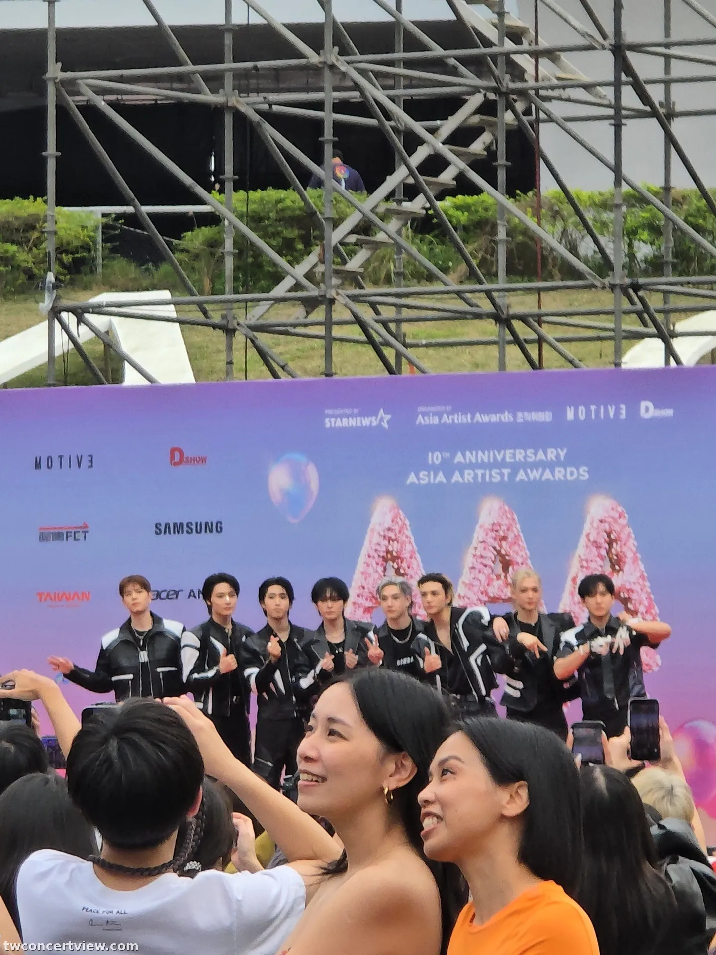 高雄世運主場館中央舞台(AAA版本) FW3 區 10排28號 視野照片 - AAA2025