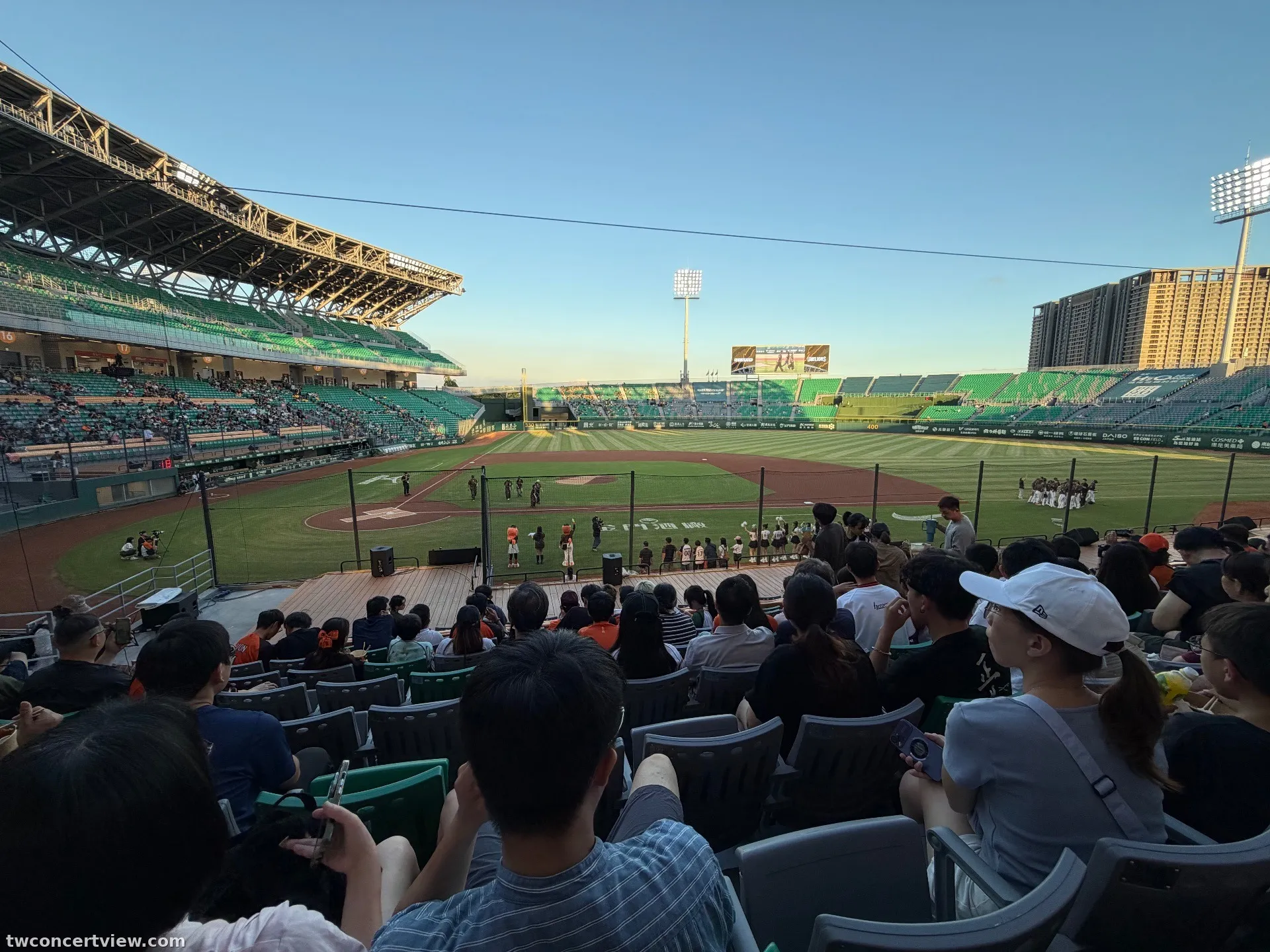 亞太成棒主球場 07 區 11排16號 視野照片 - 統一7-eleven 獅隊主場