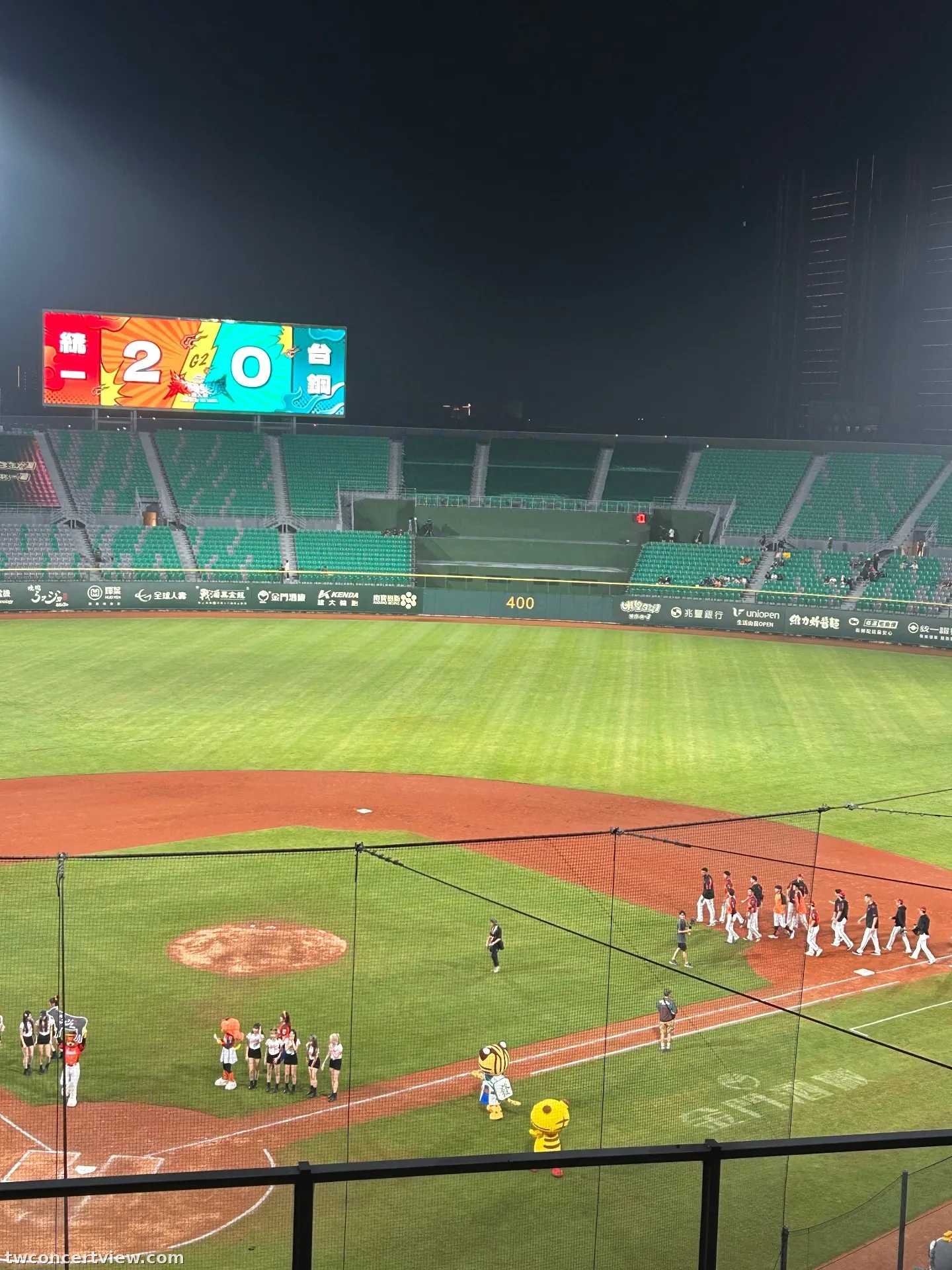 亞太成棒主球場 32 區 5排12號 視野照片 - 南人際