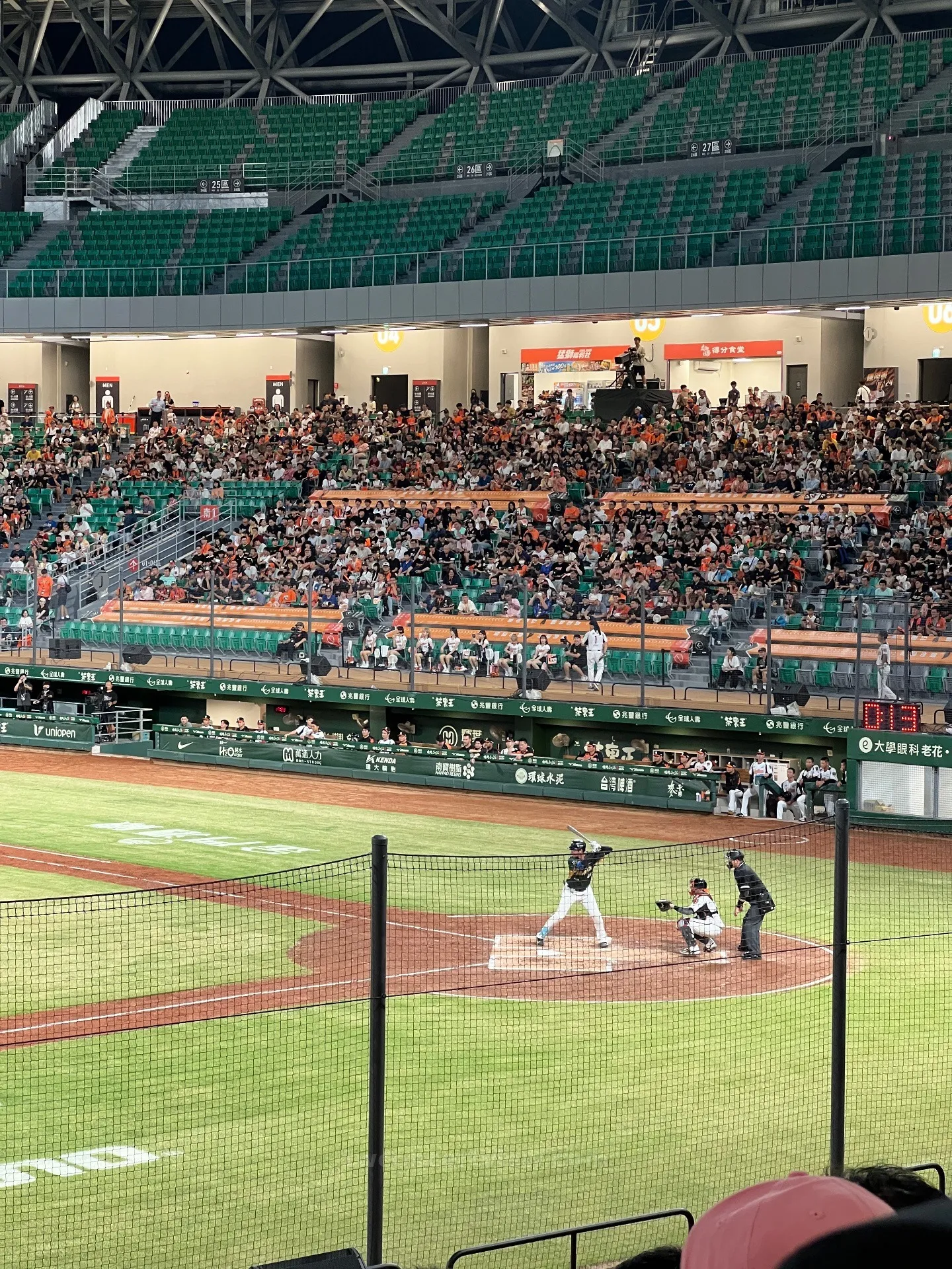 亞太成棒主球場 16 區 12排22號 視野照片 - 例行賽