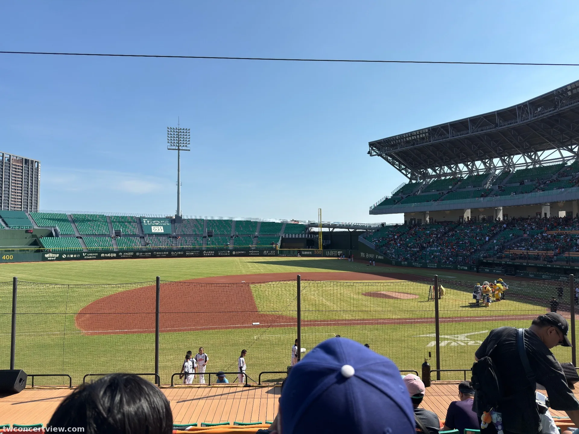 亞太成棒主球場 16 區 9排19號 視野照片 - 台日雙獅主題日