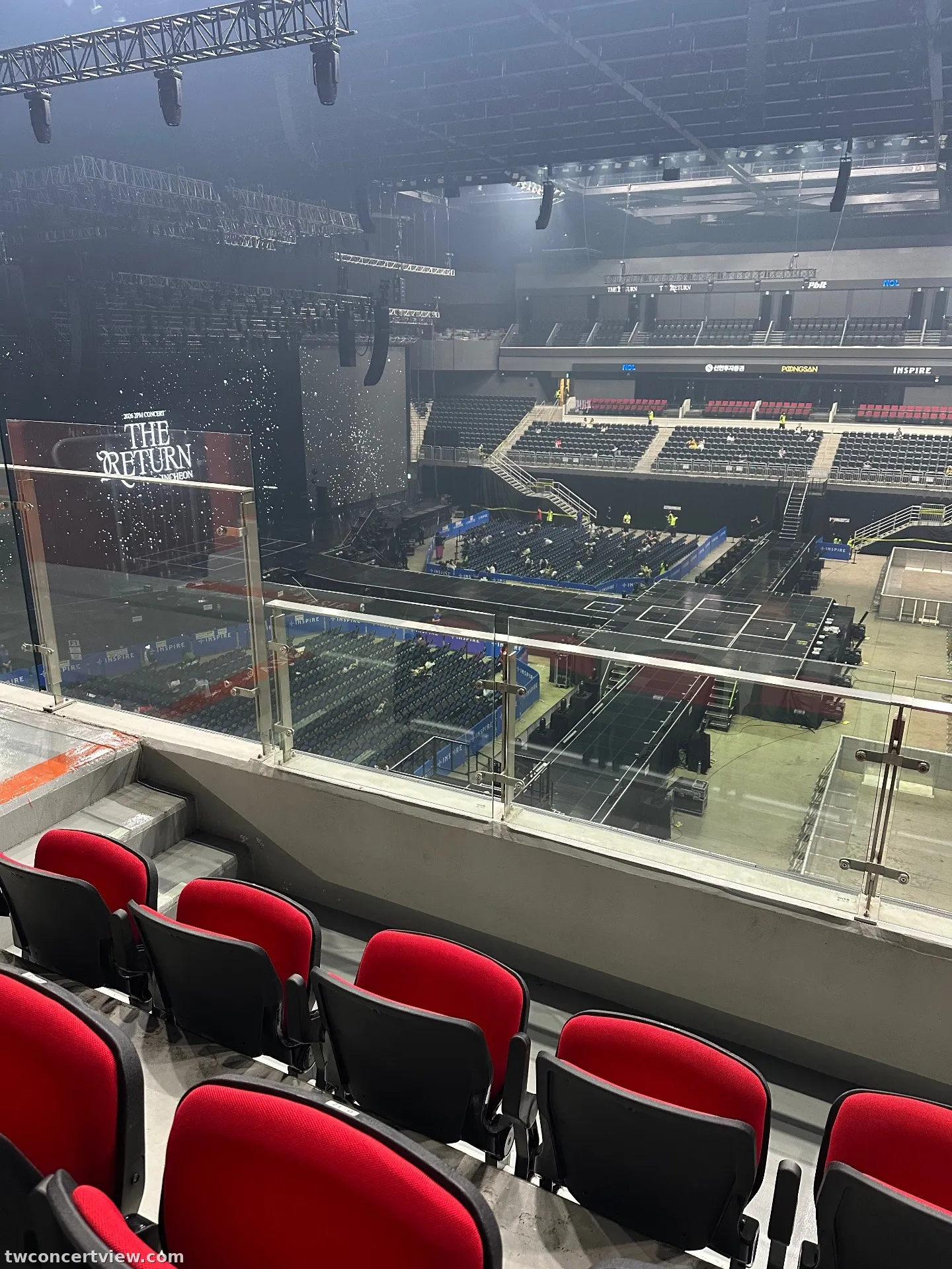 迎仕柏綜藝館 (Inspire Arena) 312 區 C排11號 視野照片 - 2026 2PM THE RETURN IN INCHEON