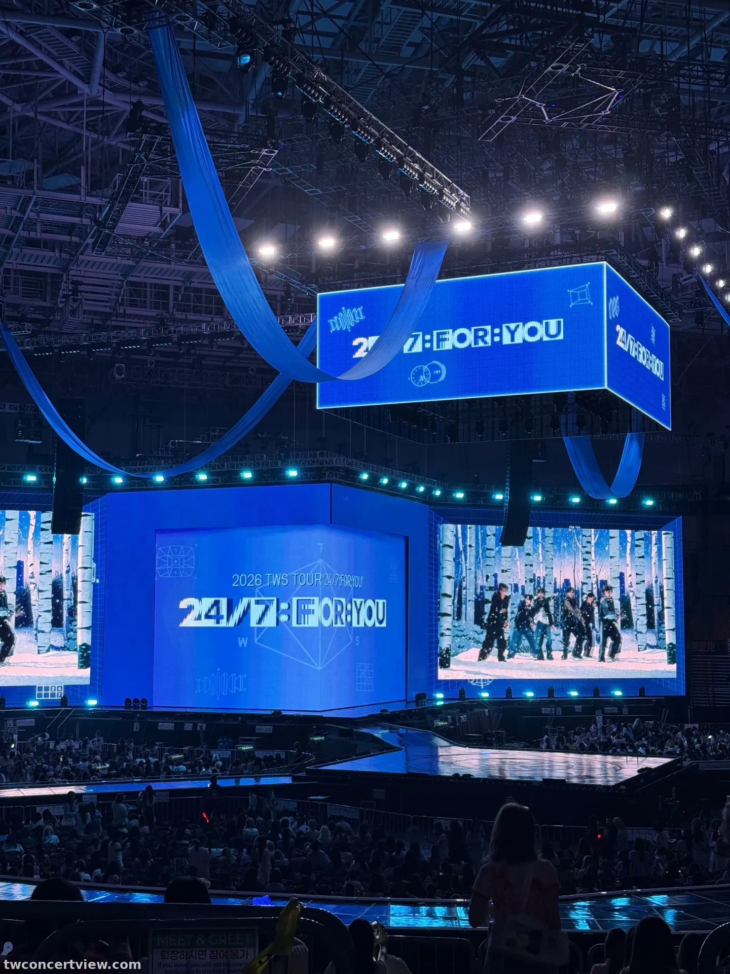 KSPO Dome 首爾奧林匹克體操競技場 36 區 1排6號 視野照片 - 2026 TWS TOUR ＇24/7:FOR:YOU＇ IN SEOUL