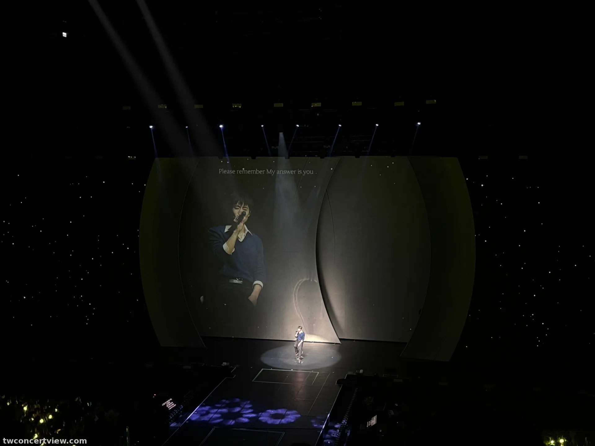 台北流行音樂中心 3-E 區 4排3號 視野照片 - JAEHYUN FAN-CON TOUR ＜Mono＞ in TAIPEI