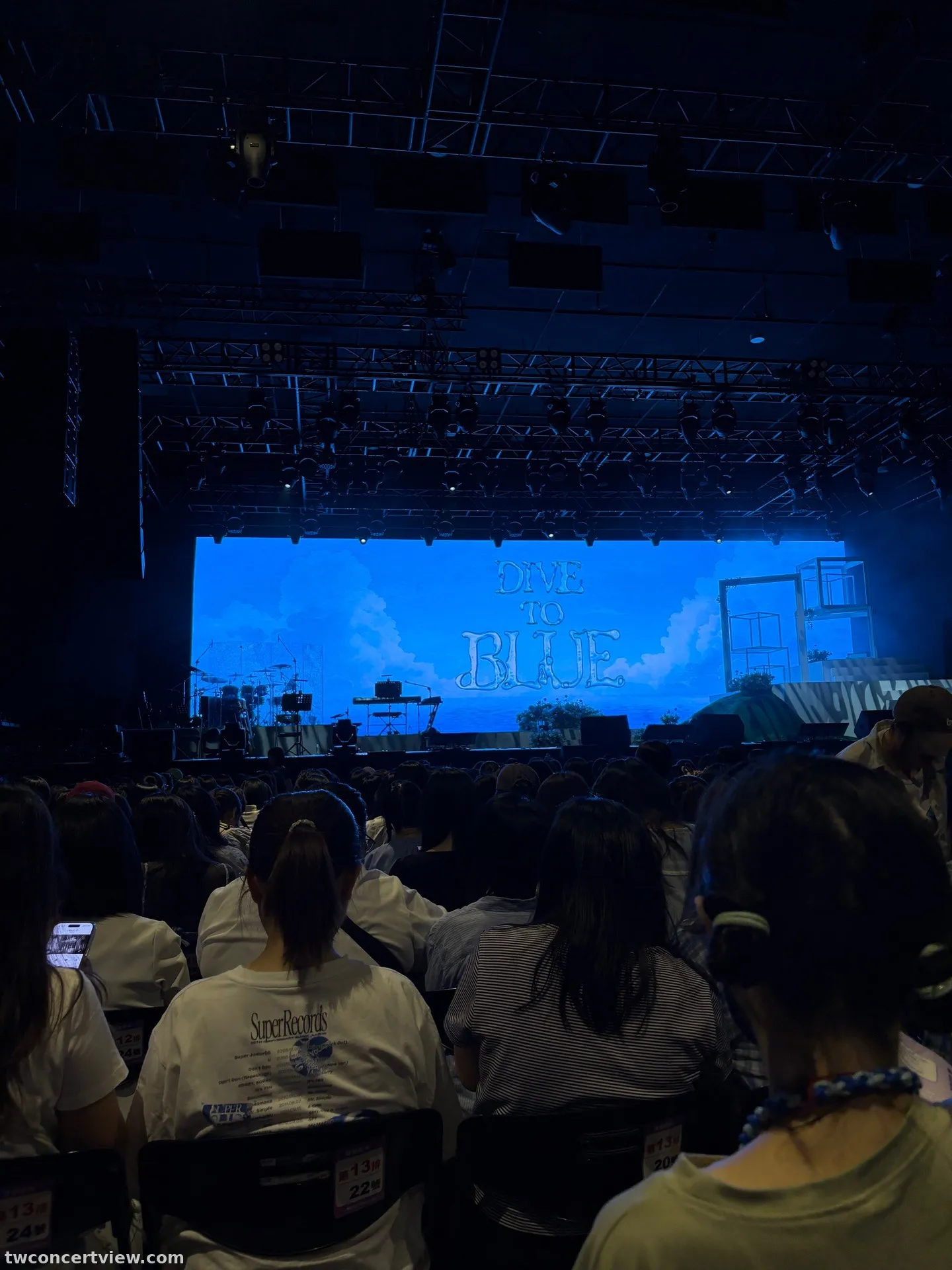 LEGACY TERA B2 區 15排（該區1排）排22號 視野照片 - 2026 RYEOWOOK’S AGIT CONCERT:DIVE TO BLUE in TAIPEI