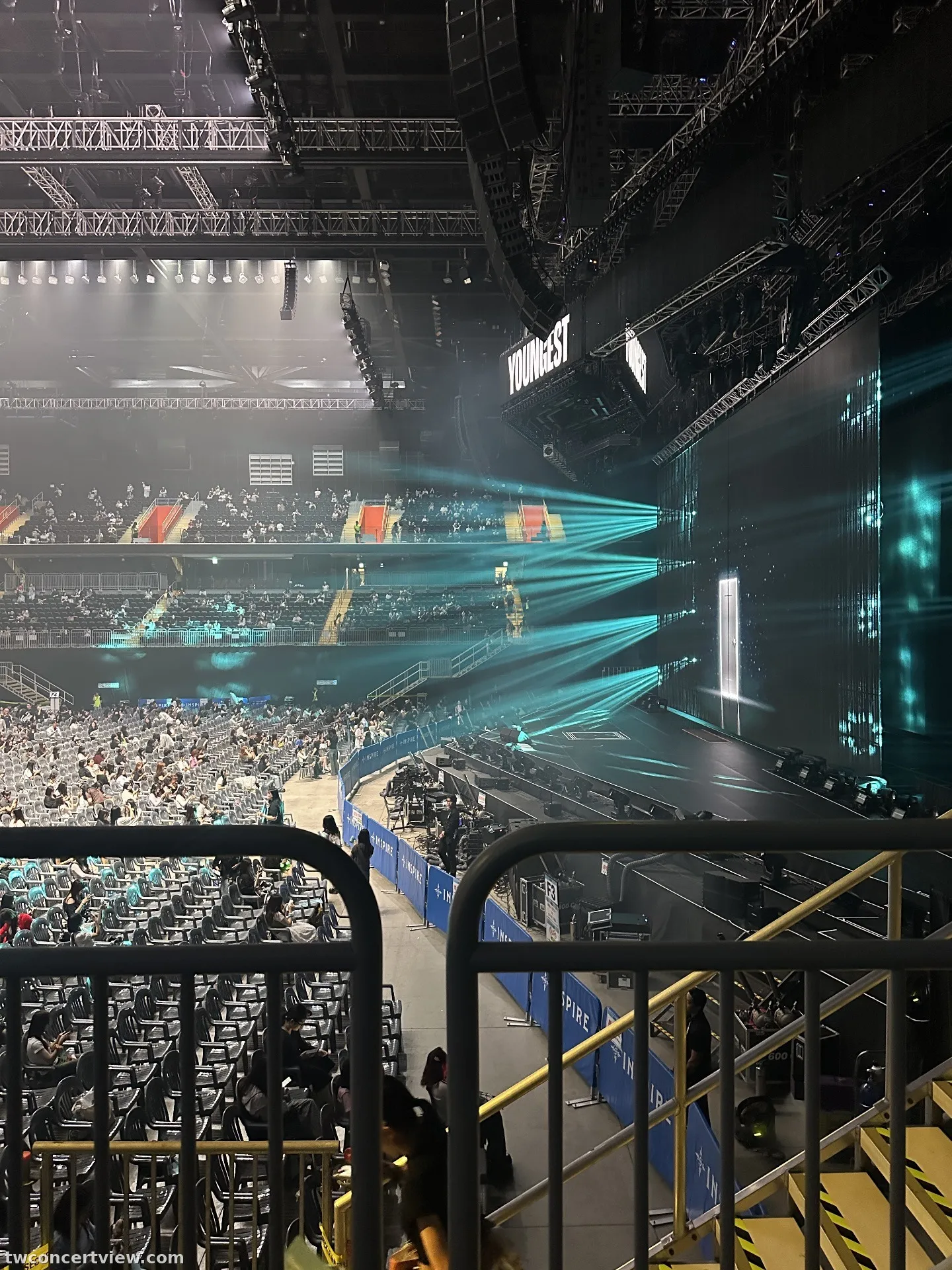 迎仕柏綜藝館 (Inspire Arena) 202 區 B排7號 視野照片 - Young K Solo Tour 〈YOUNGEST〉 in INCHEON