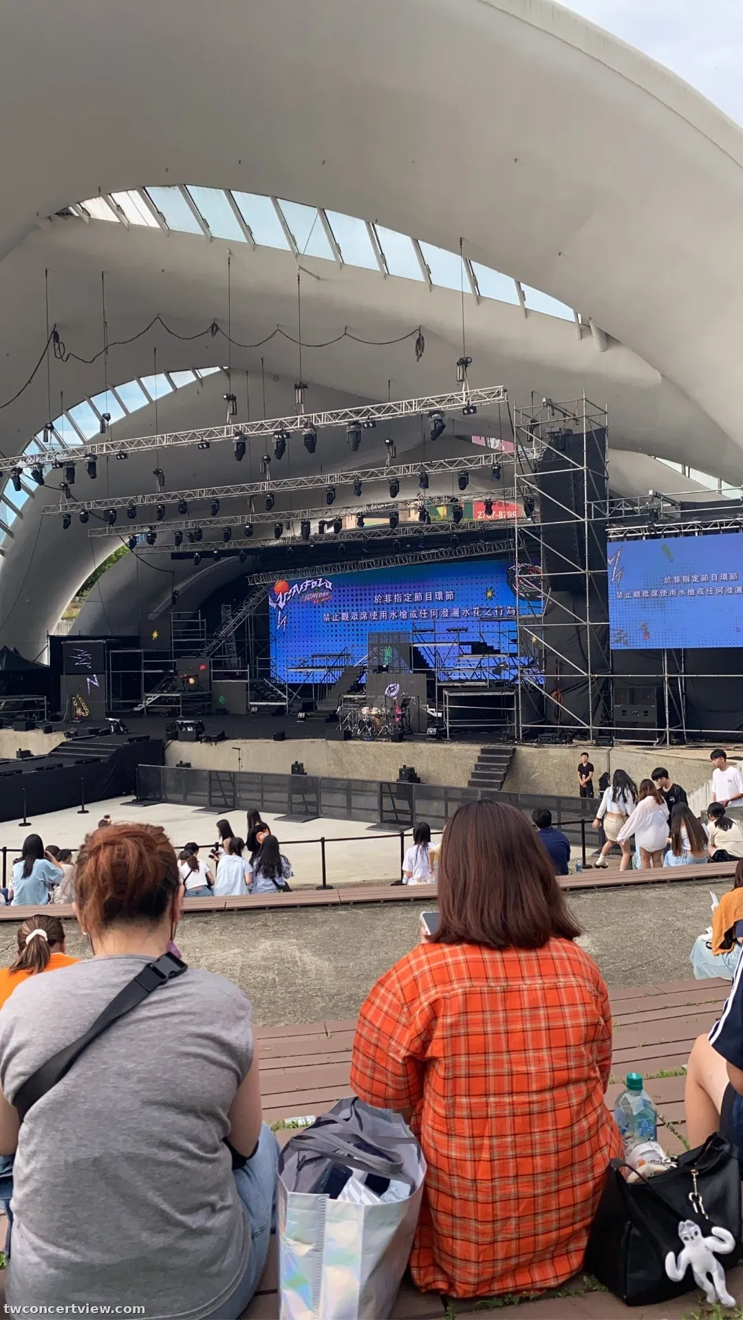 台中圓滿戶外劇場 B3 區 17排80號 視野照片 - U:NUS 《U:NFOLD: SOMEDAY》