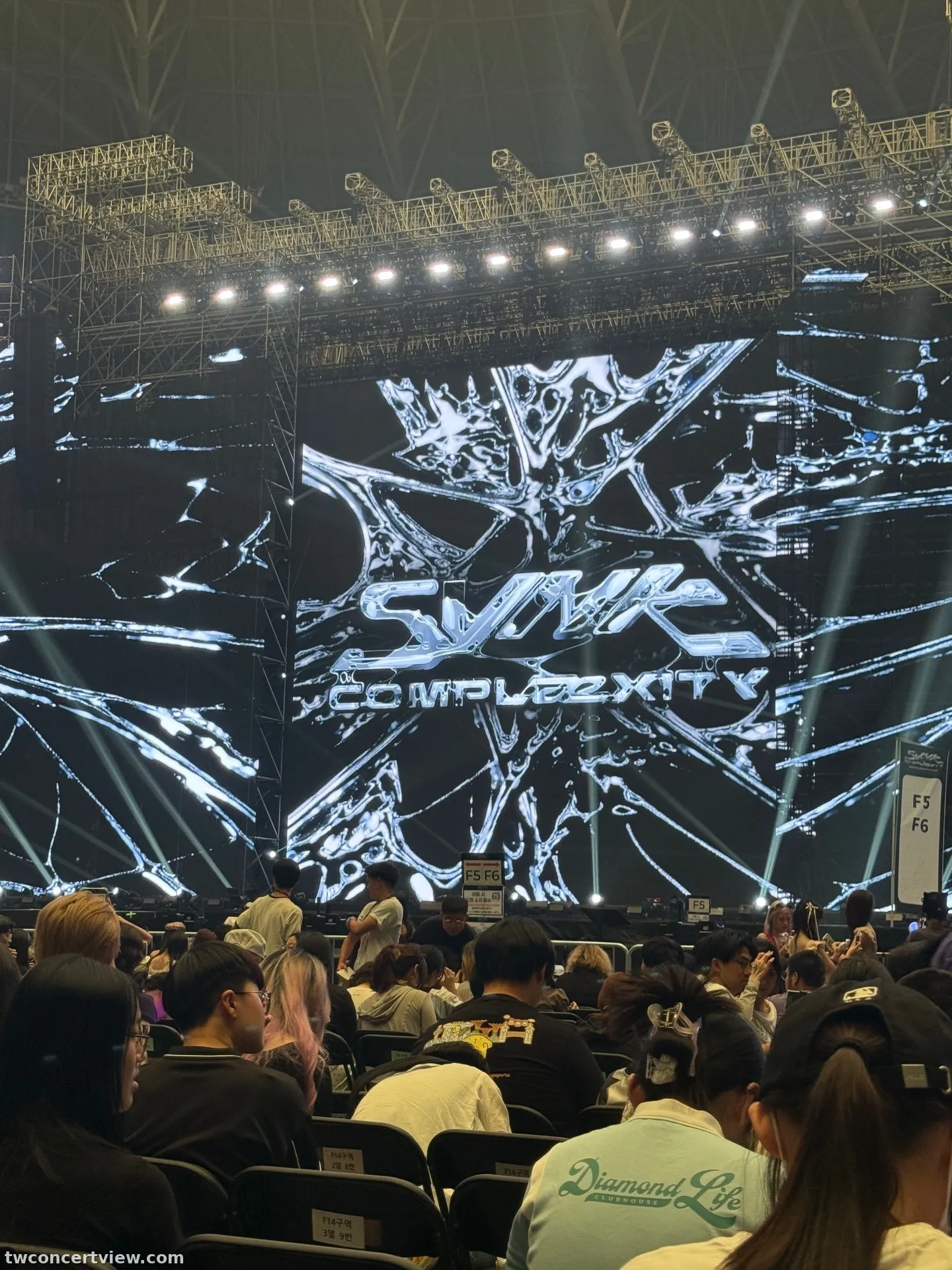 Gocheok Sky Dome 高尺天空巨蛋 K 區 前排中號 視野照片 - aespa LIVE TOUR - SYNK : COMPLæXITY