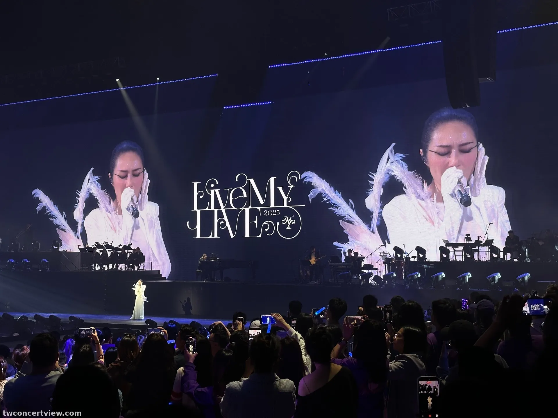 香港體育館 (紅館) 76 區 10排88號 視野照片 - 楊千嬅 Live MY LIVE 2025演唱會