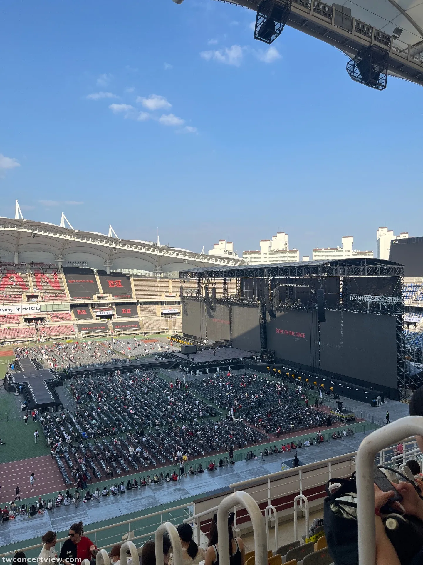 高陽體育館 (Goyang Gymnasium) W6 區 14排7號 視野照片 - j-hope Tour 'HOPE ON THE STAGE' Final