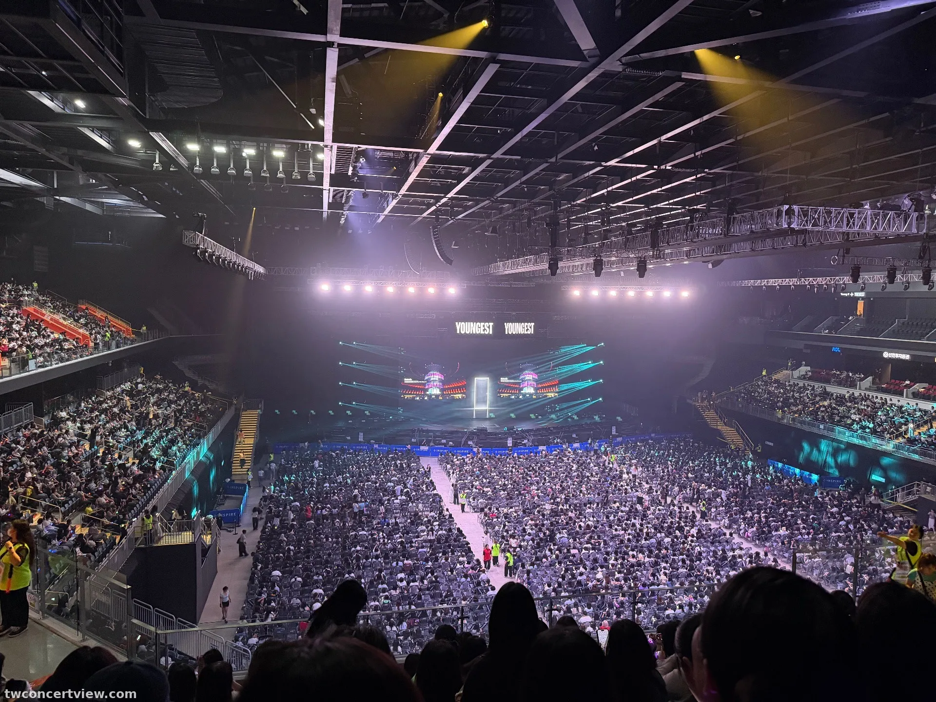 Inspire Arena 309 Row K, Seat 16 seat view - YOUNGEST Young K Solo Tour