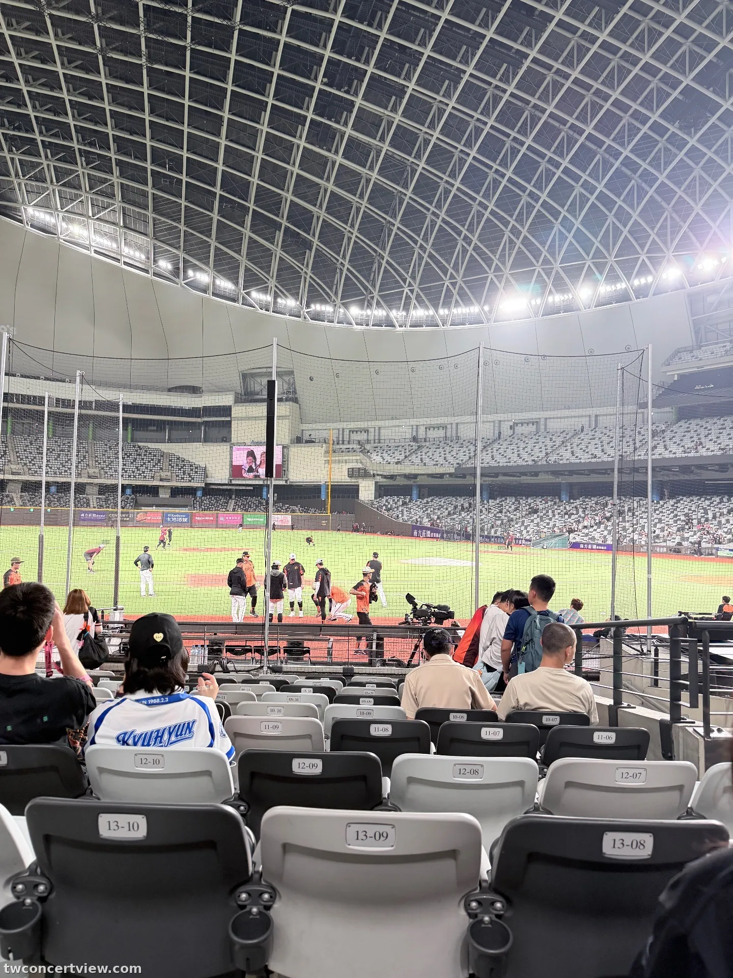 台北大巨蛋 球賽版本 119 區 15排9號 視野照片 - 2026 SINGDOME音樂電台