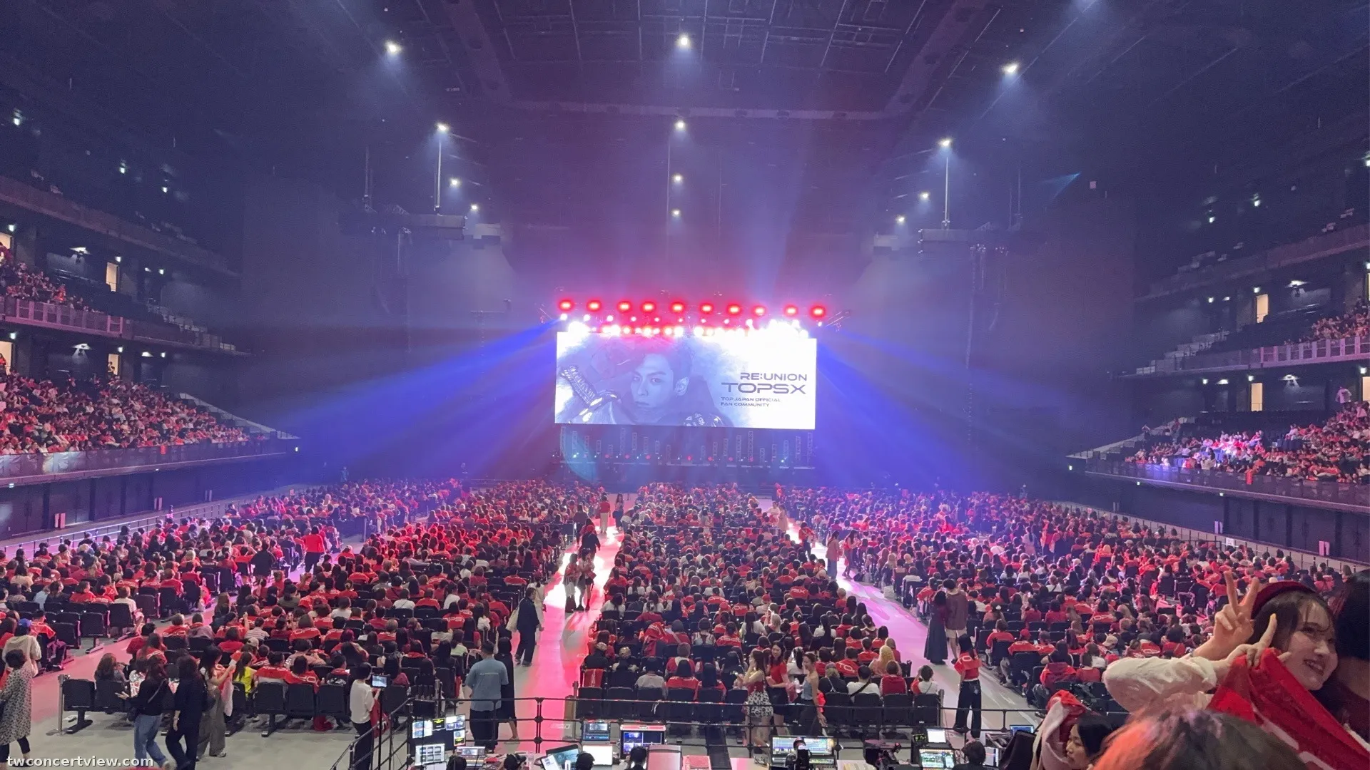 Pia Arena MM 2F C側 5排163號 視野照片