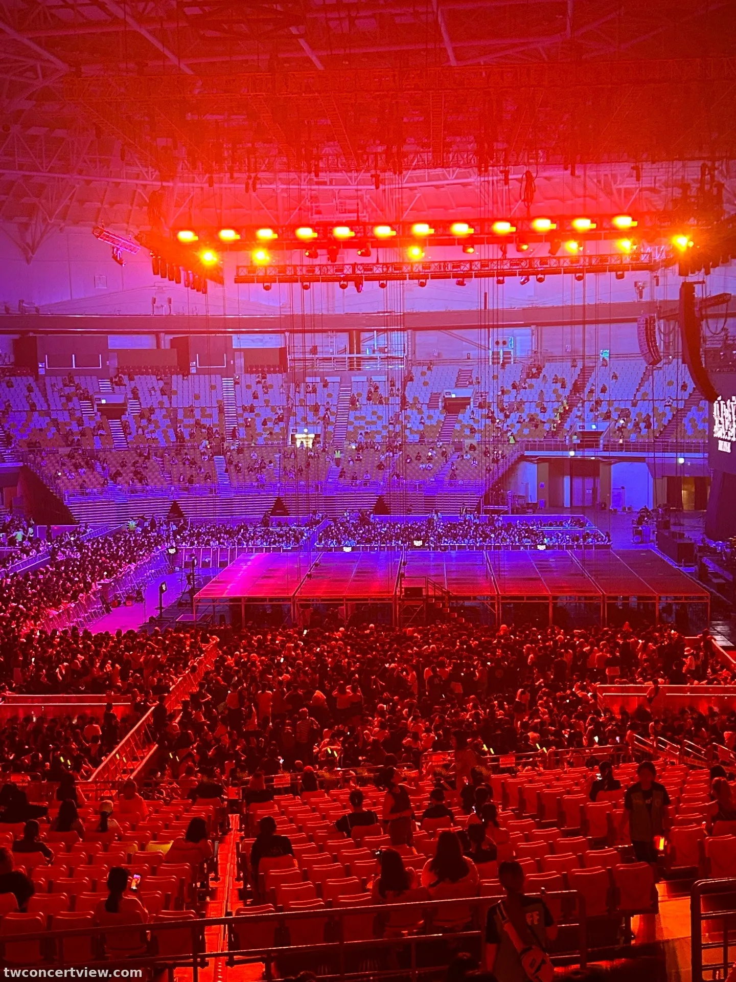 KSPO Dome 25 โซน แถว 10 ที่นั่ง 4 ภาพวิวที่นั่ง - SUGA AGUST D TOUR D DAY THE FINAL