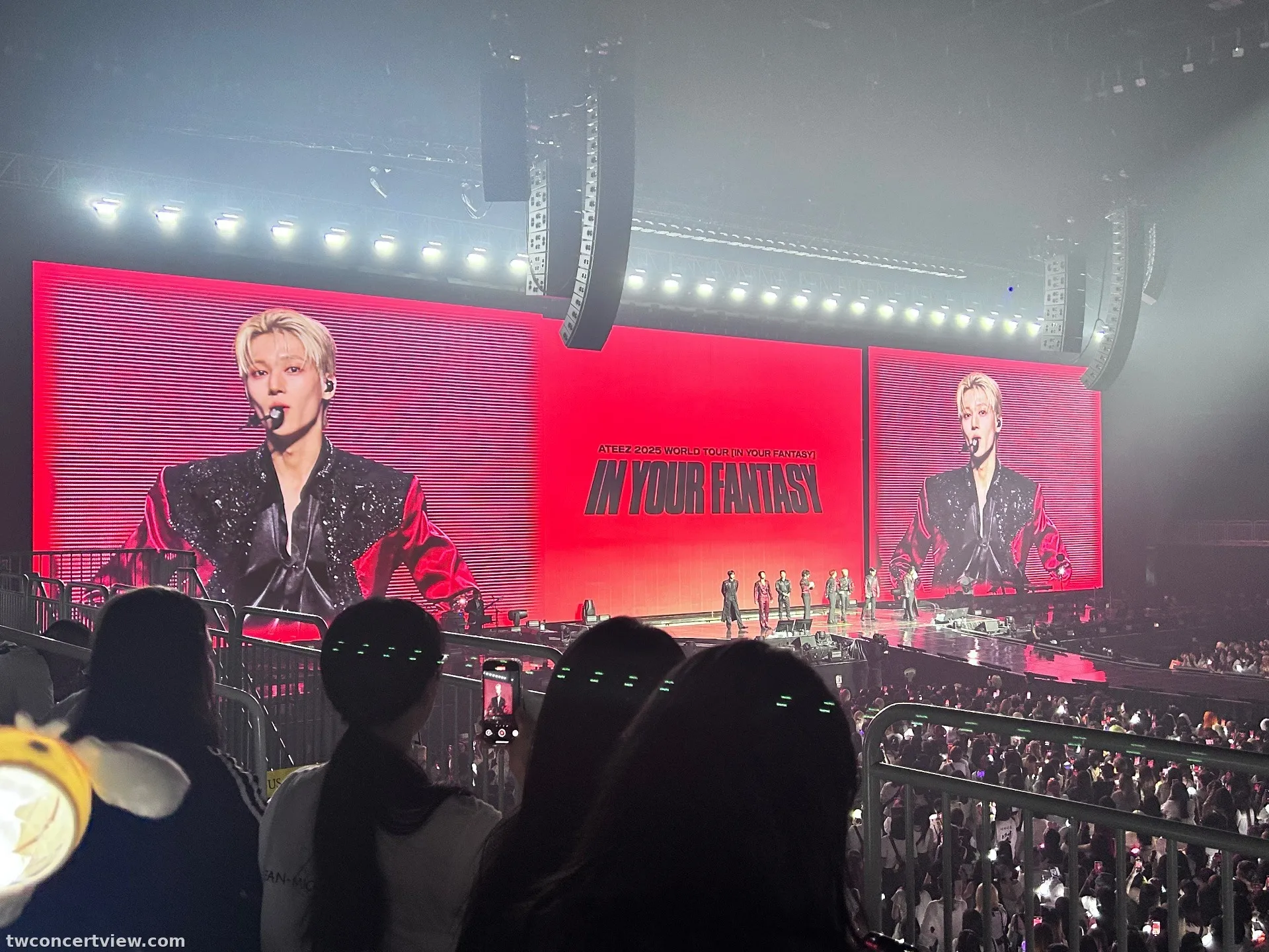 Inspire Arena 迎仕柏綜藝館 212 區 C排15號 視野照片 - ATEEZ 2025 WORLD TOUR IN YOUR FANTASY IN INCHEON