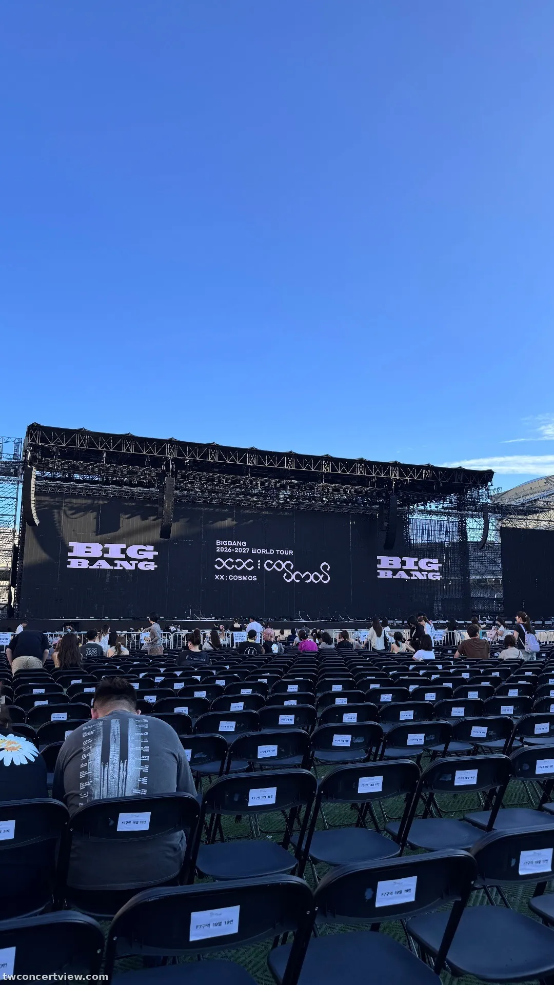 高陽綜合運動場 主競技場 (Goyang Stadium) D 區 後 左 視野照片 - BIGBANG 2026-2027 WORLD TOUR 〈 XX : COSMOS 〉 IN GOYANG