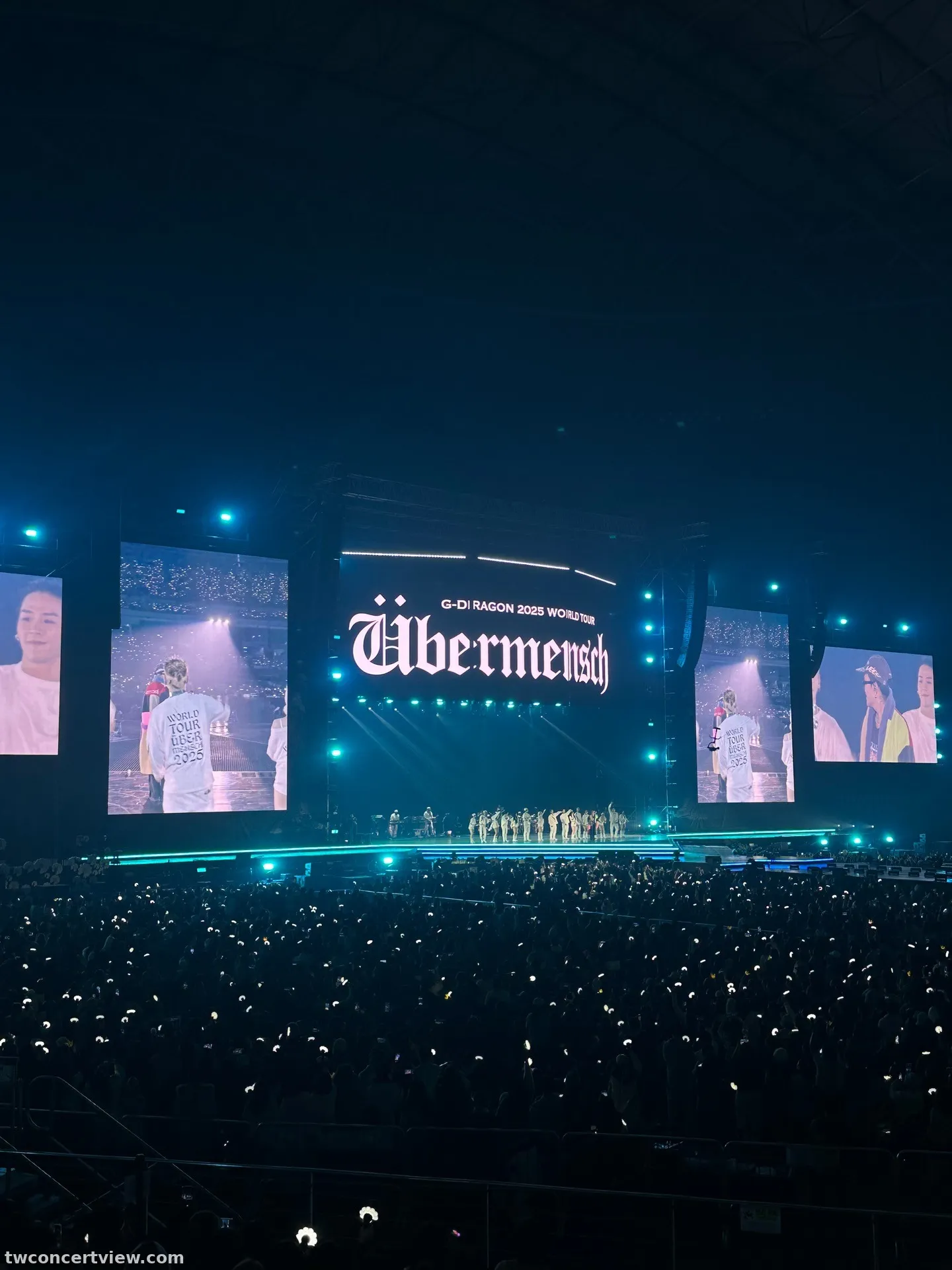 Gocheok Sky Dome 高尺天空巨蛋 110 區 N排12號 視野照片 - G-DRAGON[ÜBERMENSCH encore]