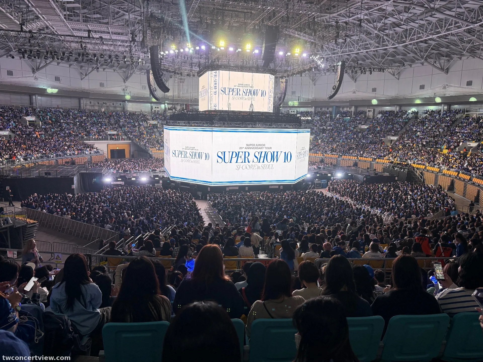 KSPO Dome 43 Row 8, Seat 3 seat view - SUPER SHOW 10 ENCORE
