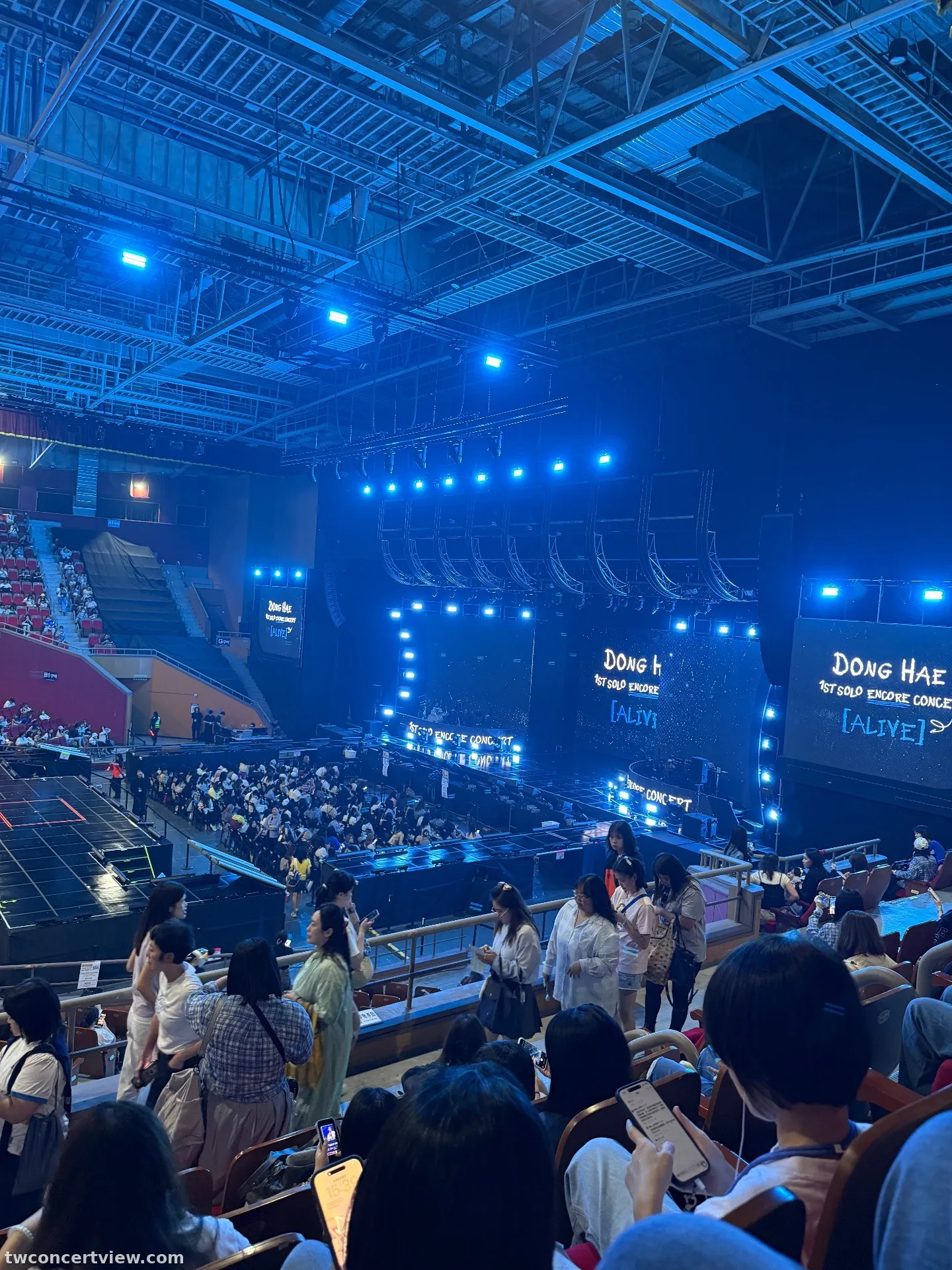 奧林匹克廳 (Olympic Hall) E3 區 05排06號 視野照片 - DONGHAE 1st solo encore