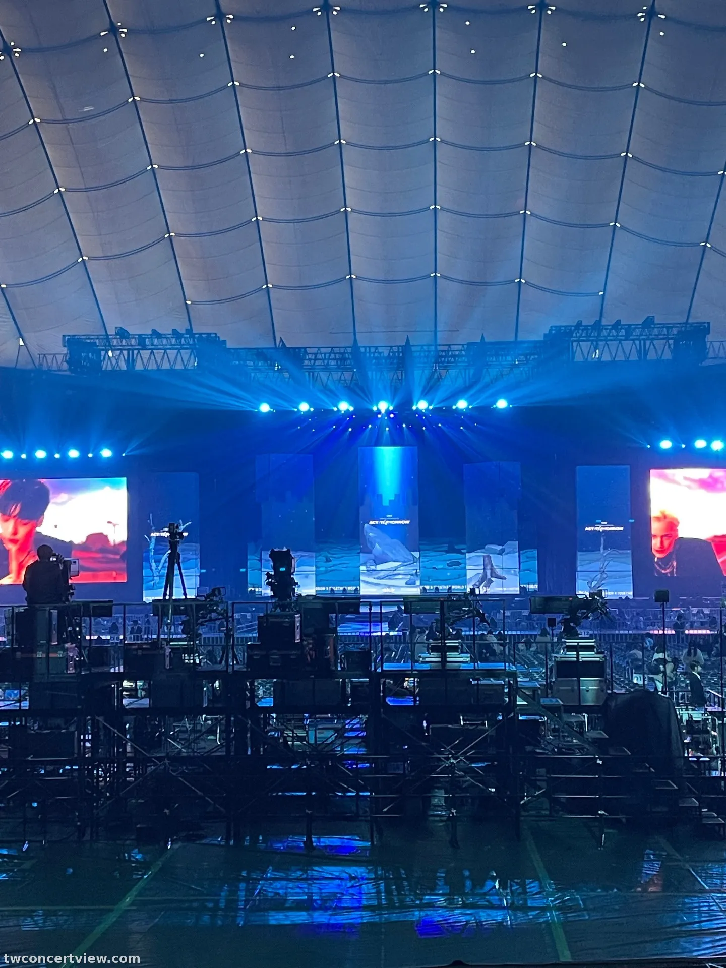 東京巨蛋 (Tokyo Dome) A25 10排22號 視野照片 - TXT ACT:TOMORROW