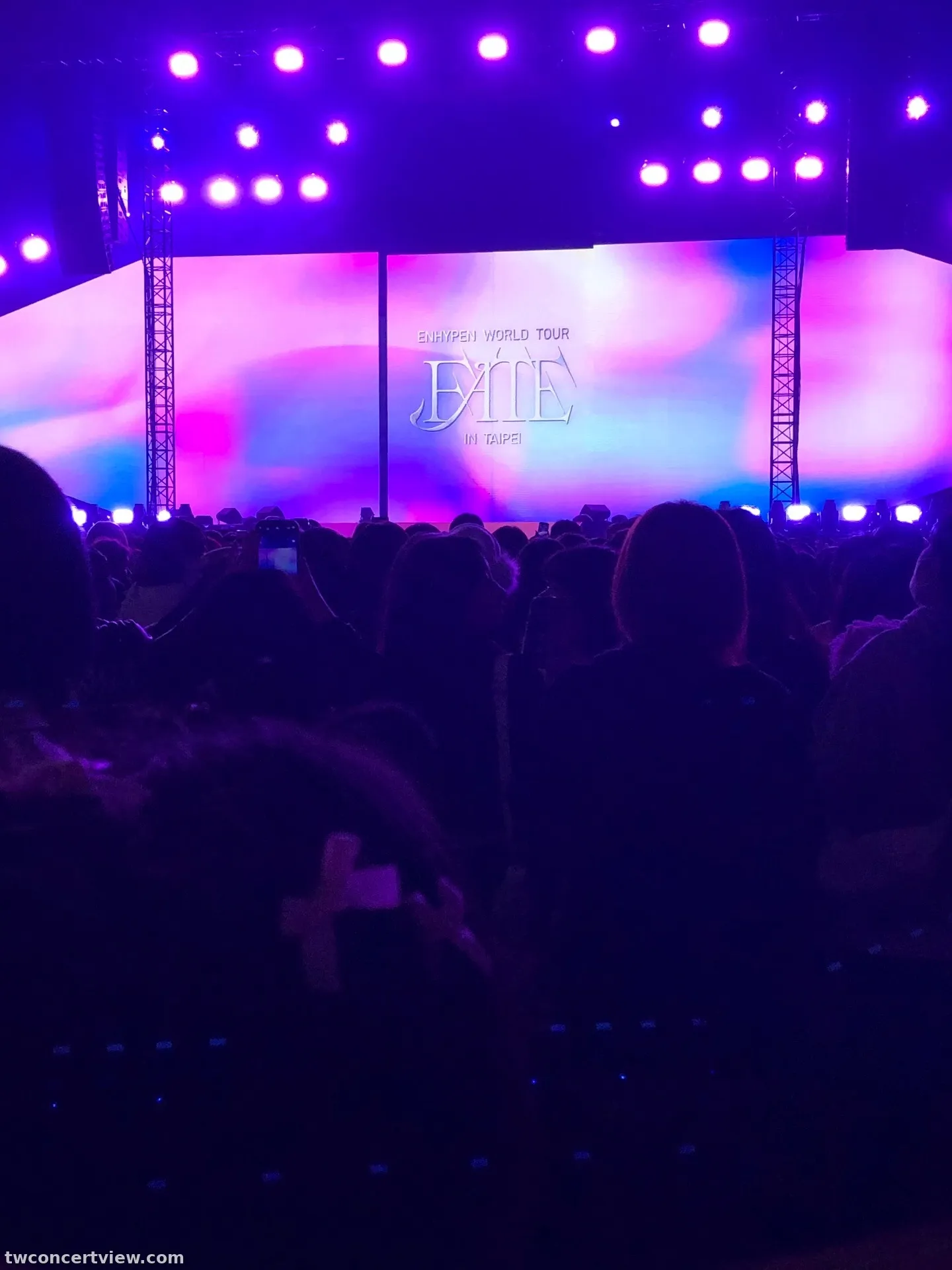 林口體育館 D 區 中 右 視野照片 - ENHYPEN WORLD TOUR 'FATE'