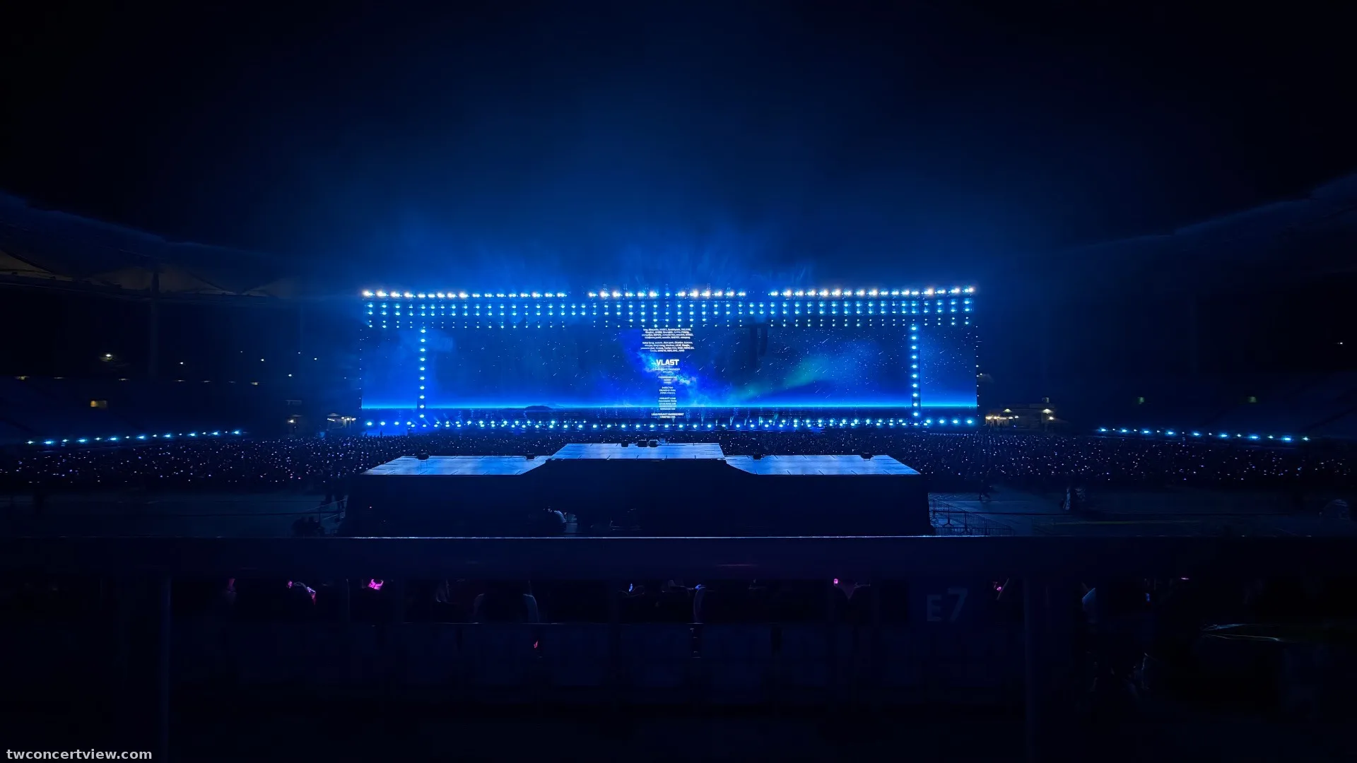 Incheon Munhak Stadium E23 Row 1, Seat 2 seat view - PLAVE_KEEP IT MANIC