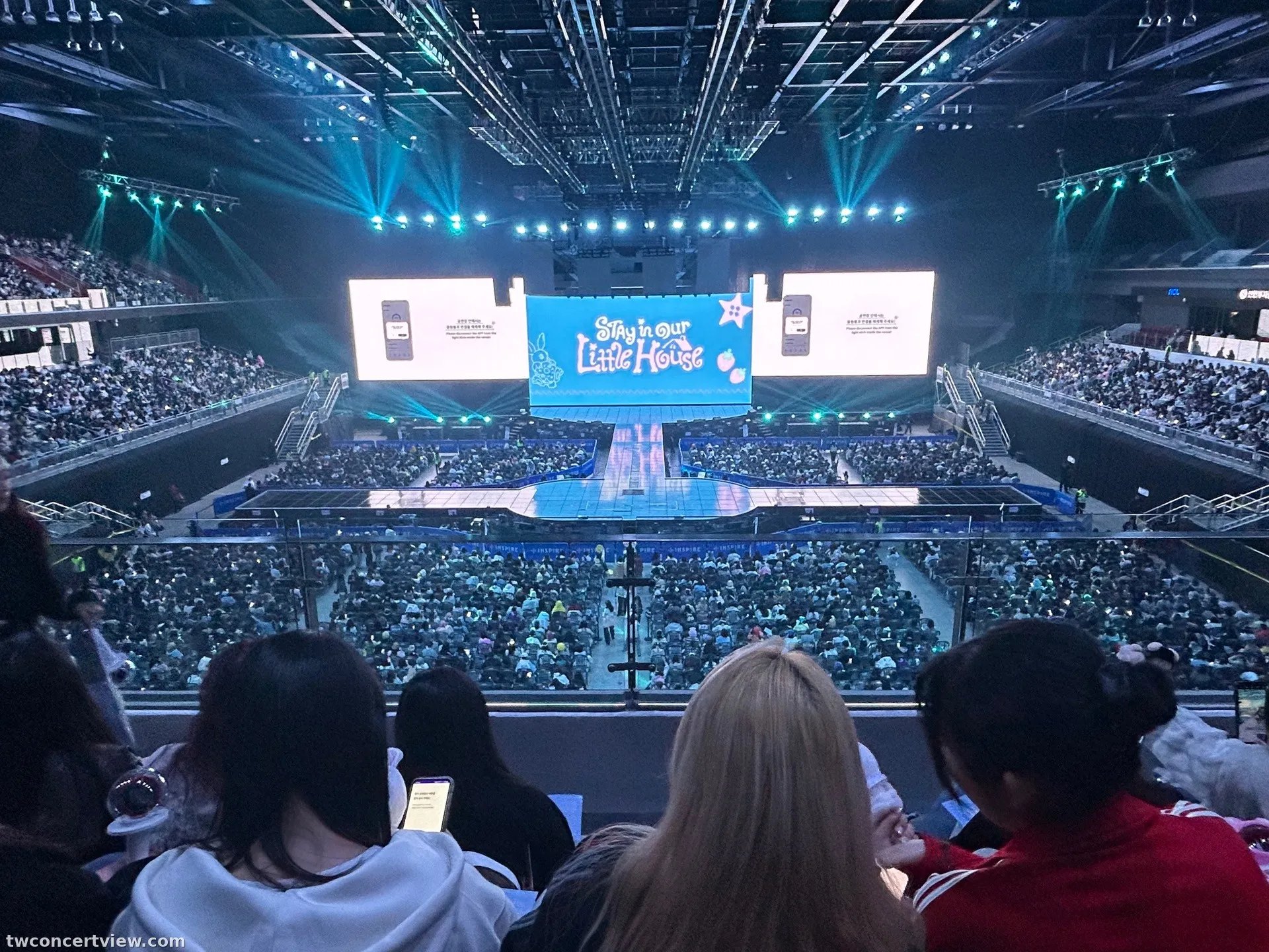 Inspire Arena 迎仕柏綜藝館 308 區 C排11號 視野照片 - Stray Kids 6th FM