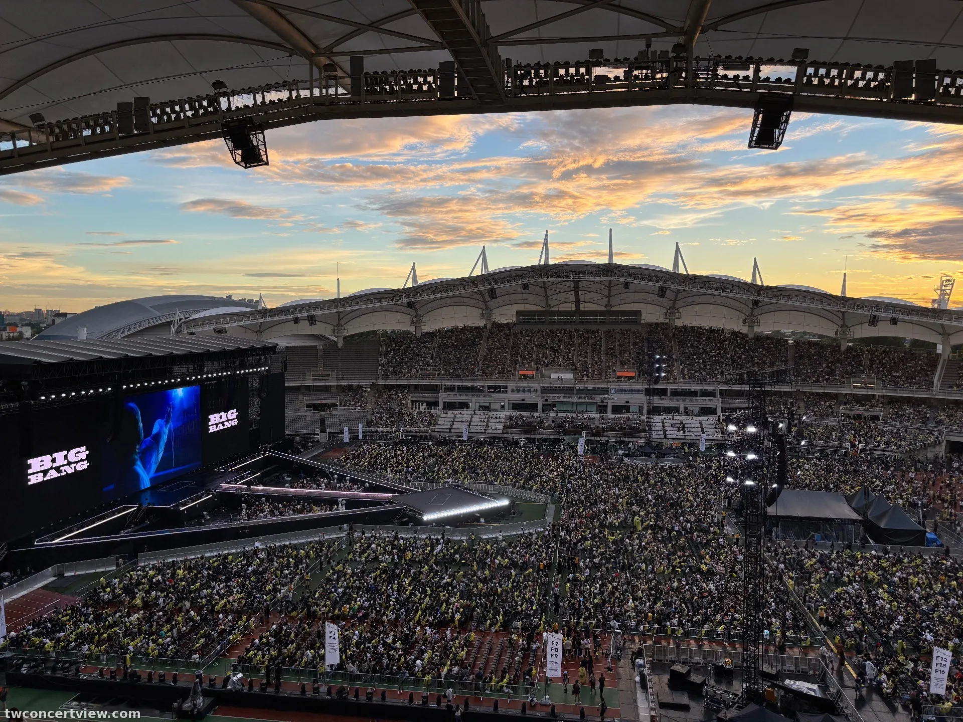 高陽綜合運動場 主競技場 (Goyang Stadium) E9 區 28排41號 視野照片 - BIGBANG