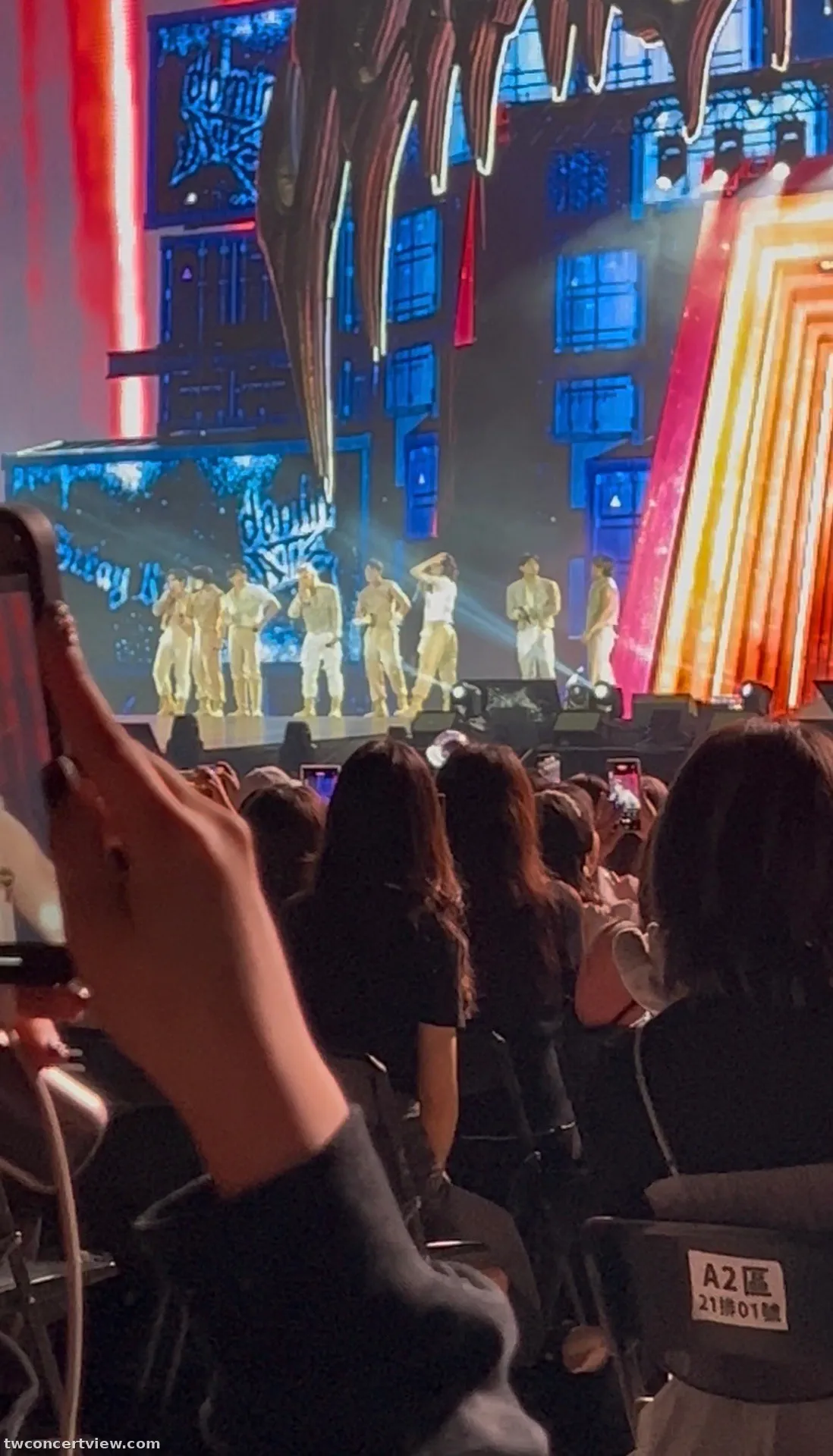 Kaohsiung National Stadium E Front Left seat view - Stray Kids dominATE