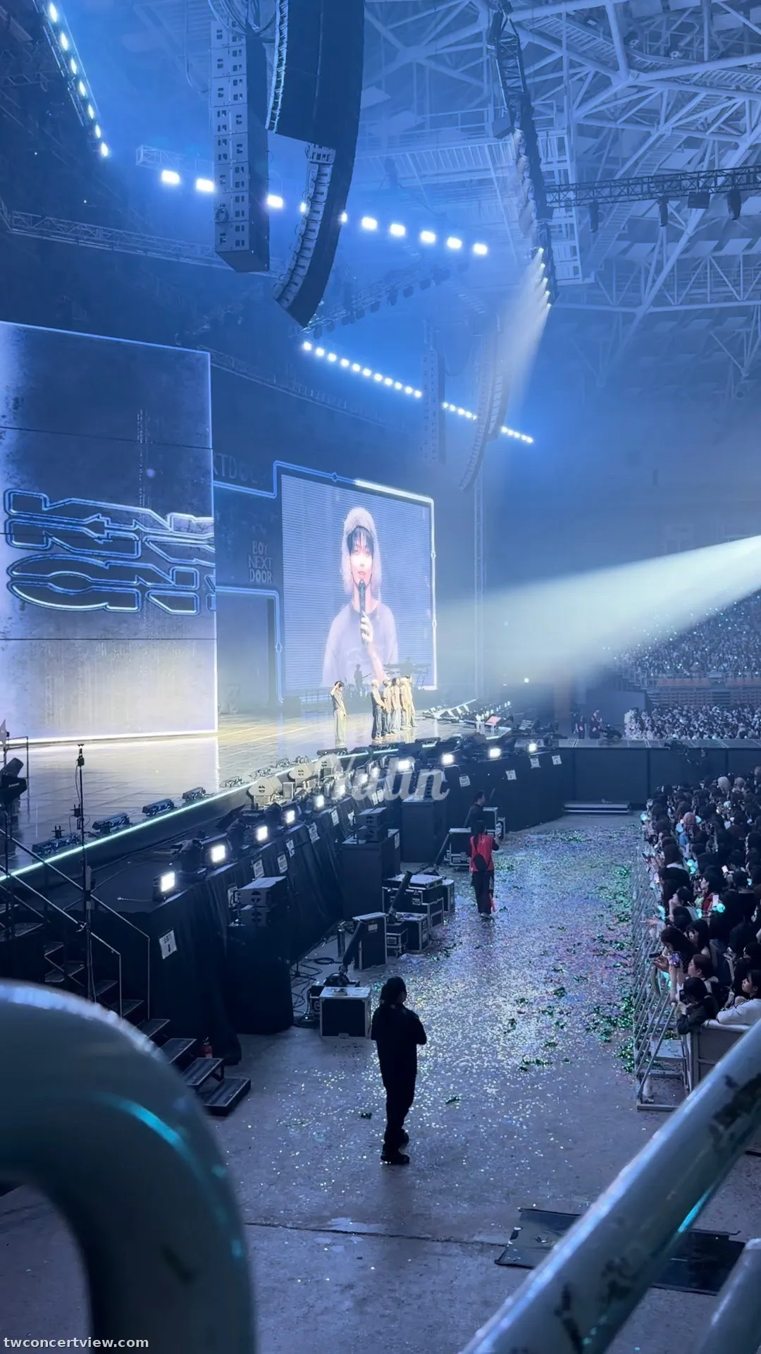 KSPO Dome 首爾奧林匹克體操競技場 15 區 17排16號 視野照片 - BOYNEXTDOOR TOUR 'KNOCK ON Vol.2' IN SEOUL
