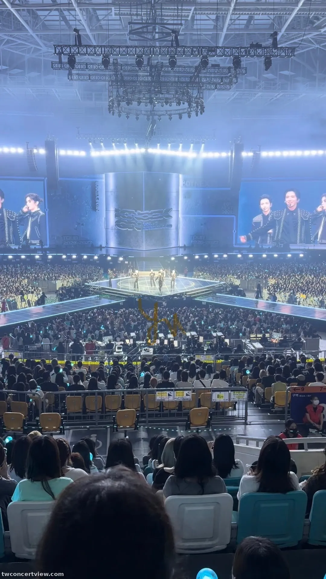 KSPO Dome 首爾奧林匹克體操競技場 34 區 9排2號 視野照片 - BOYNEXTDOOR TOUR 'KNOCK ON Vol.2' IN SEOUL