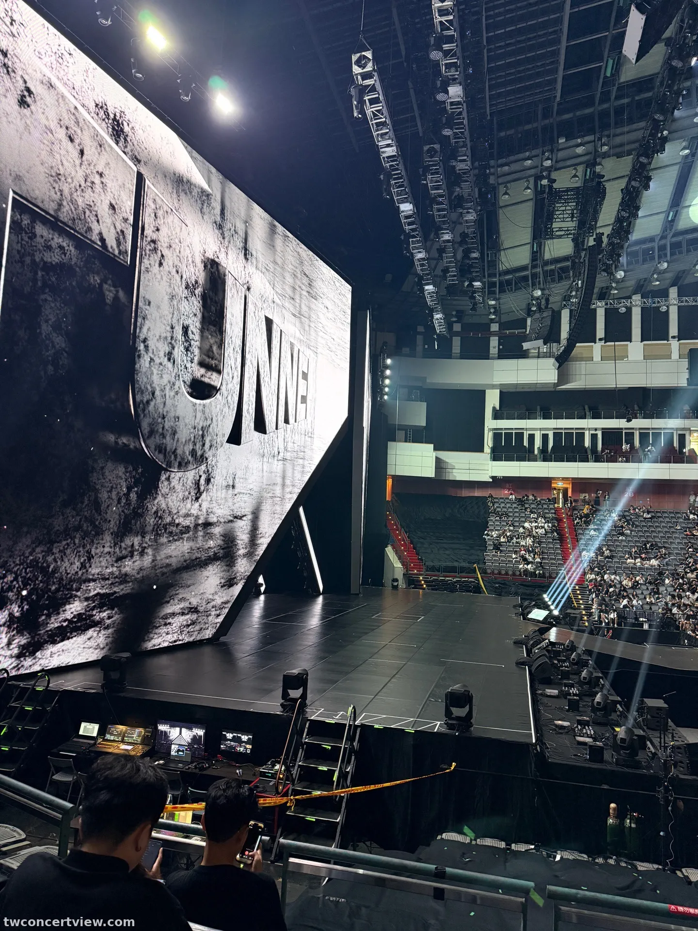 台北小巨蛋 紫2A區 4排8號 視野照片 - ITZY 3RD WORLD TOUR < TUNNEL VISION > in TAIPEI