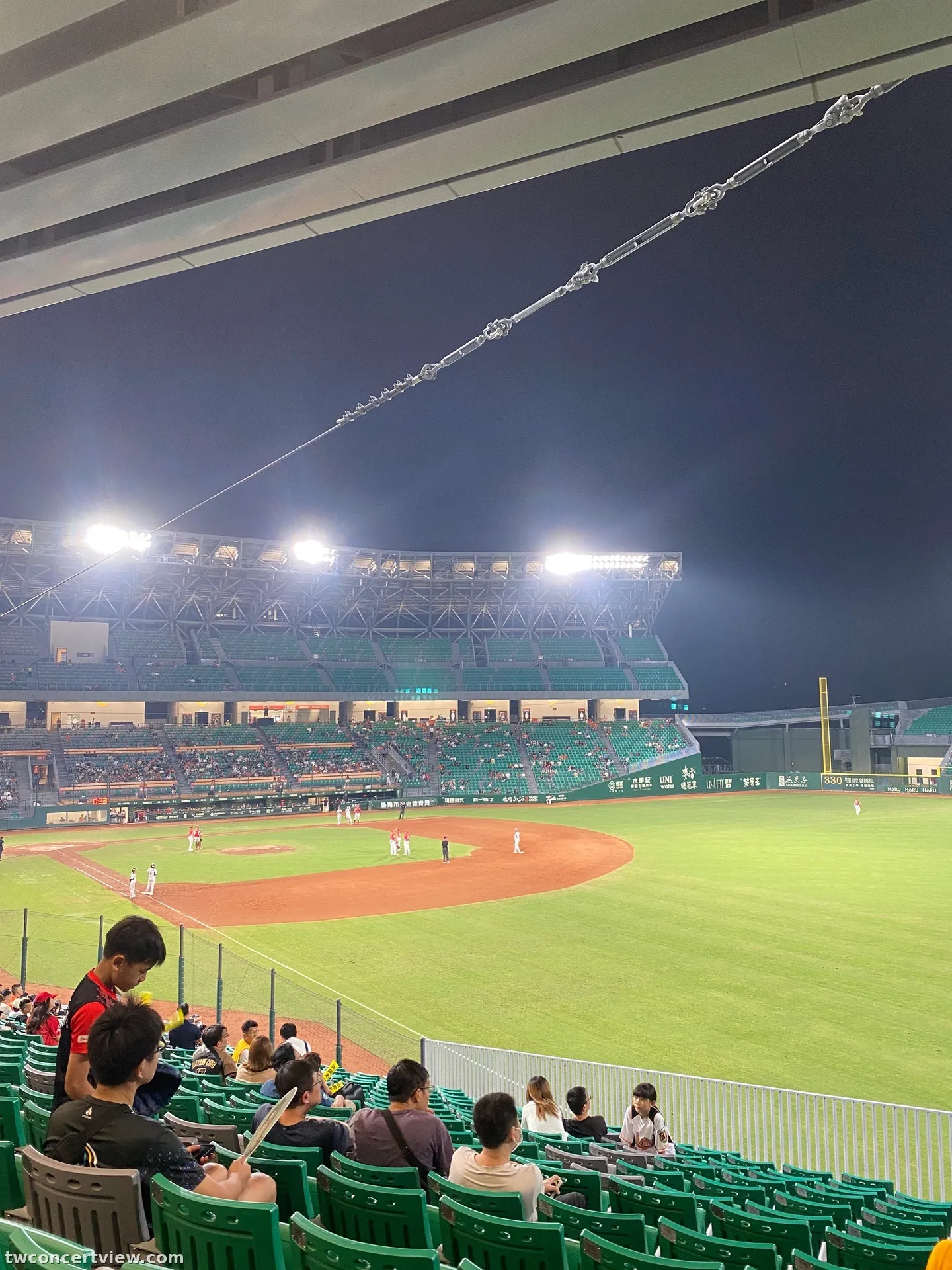 亞太成棒主球場 01 區 19排5號 視野照片 - 棒球賽