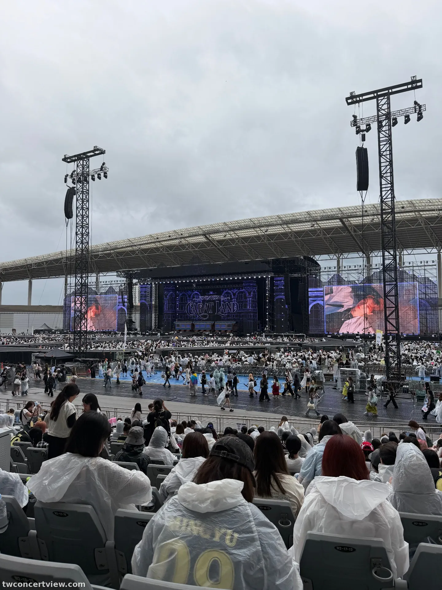仁川亞運主體育場 W2 區 20排12號 視野照片 - Seventeen 10th Caratland