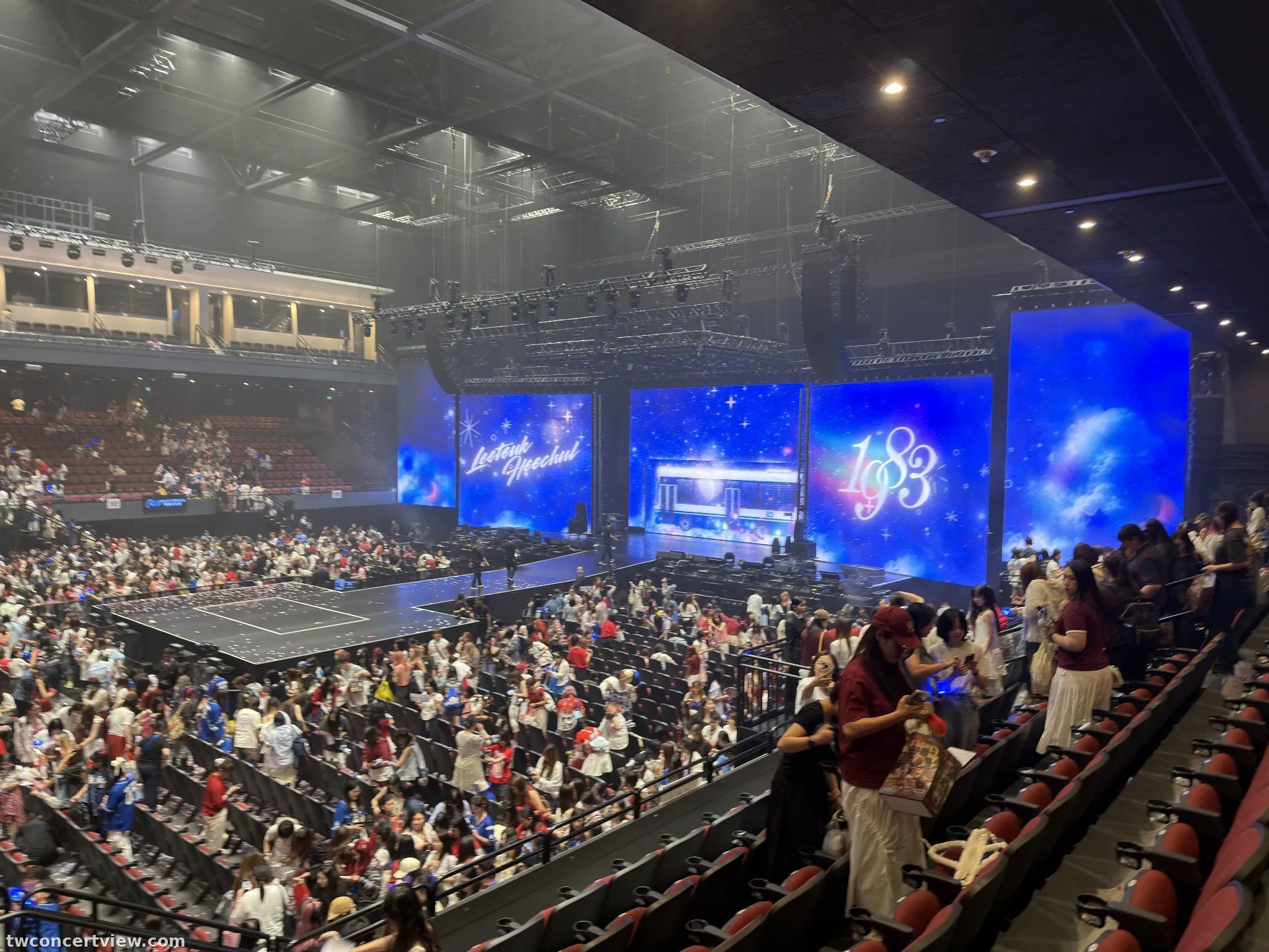 澳門銀河綜藝館 (Galaxy Arena) 205 區 16排2號 視野照片 - 2026 Super junior 83z FanCon Tour