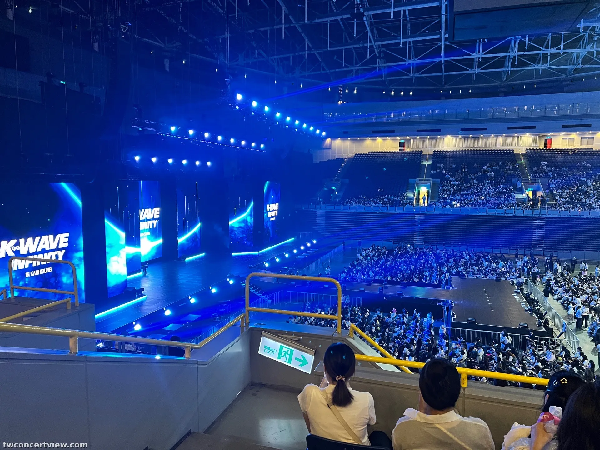 高雄巨蛋 208 區 29排2號 視野照片 - K-WAVE INFINITY in KAOHSIUNG