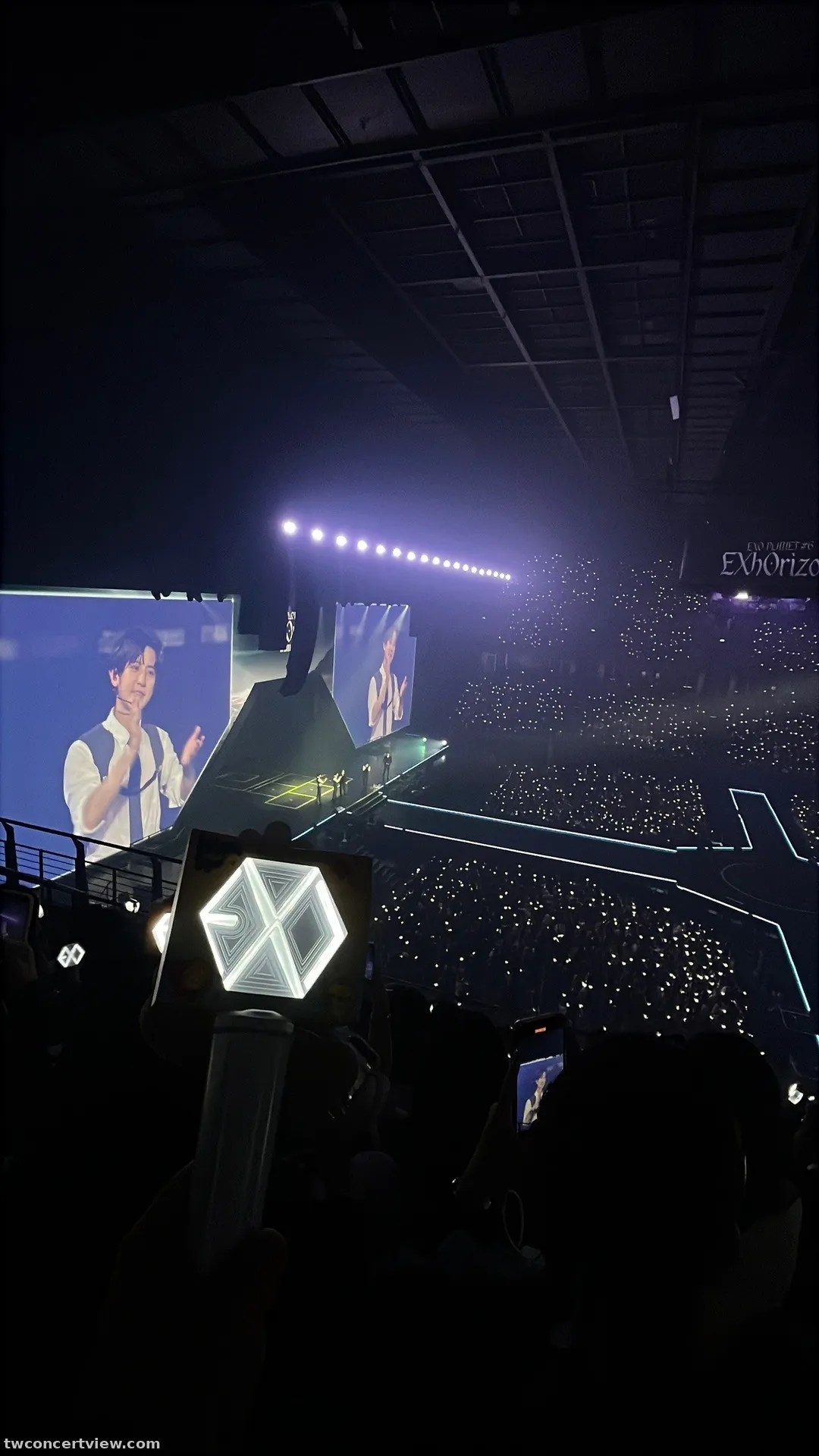IMPACT Arena C 區 G排7號 視野照片 - EXO EXhOrizon