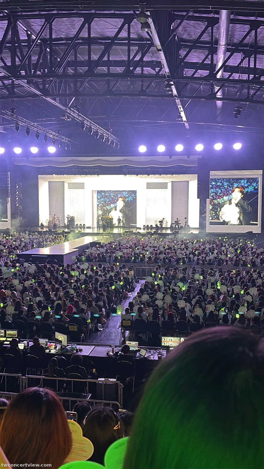 曼谷雷霆巨蛋 (Thunder Dome) F 區 I排16號 視野照片 - DOORS 2025 Doyoung concert in Bangkok