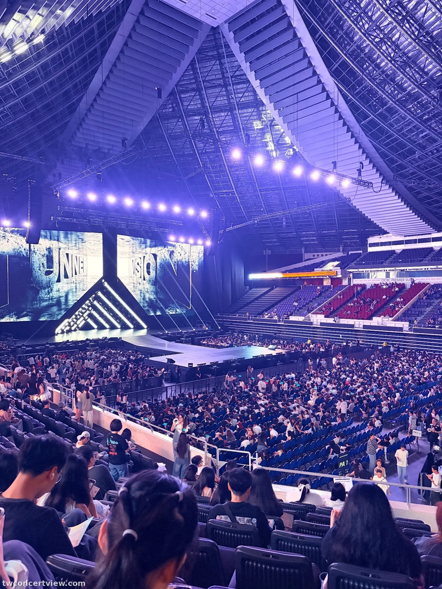 新加坡室內體育館 (Singapore Indoor Stadium) 216 區 24排2號 視野照片 - ITZY 3RD WORLD TOUR <TUNNEL VISION>