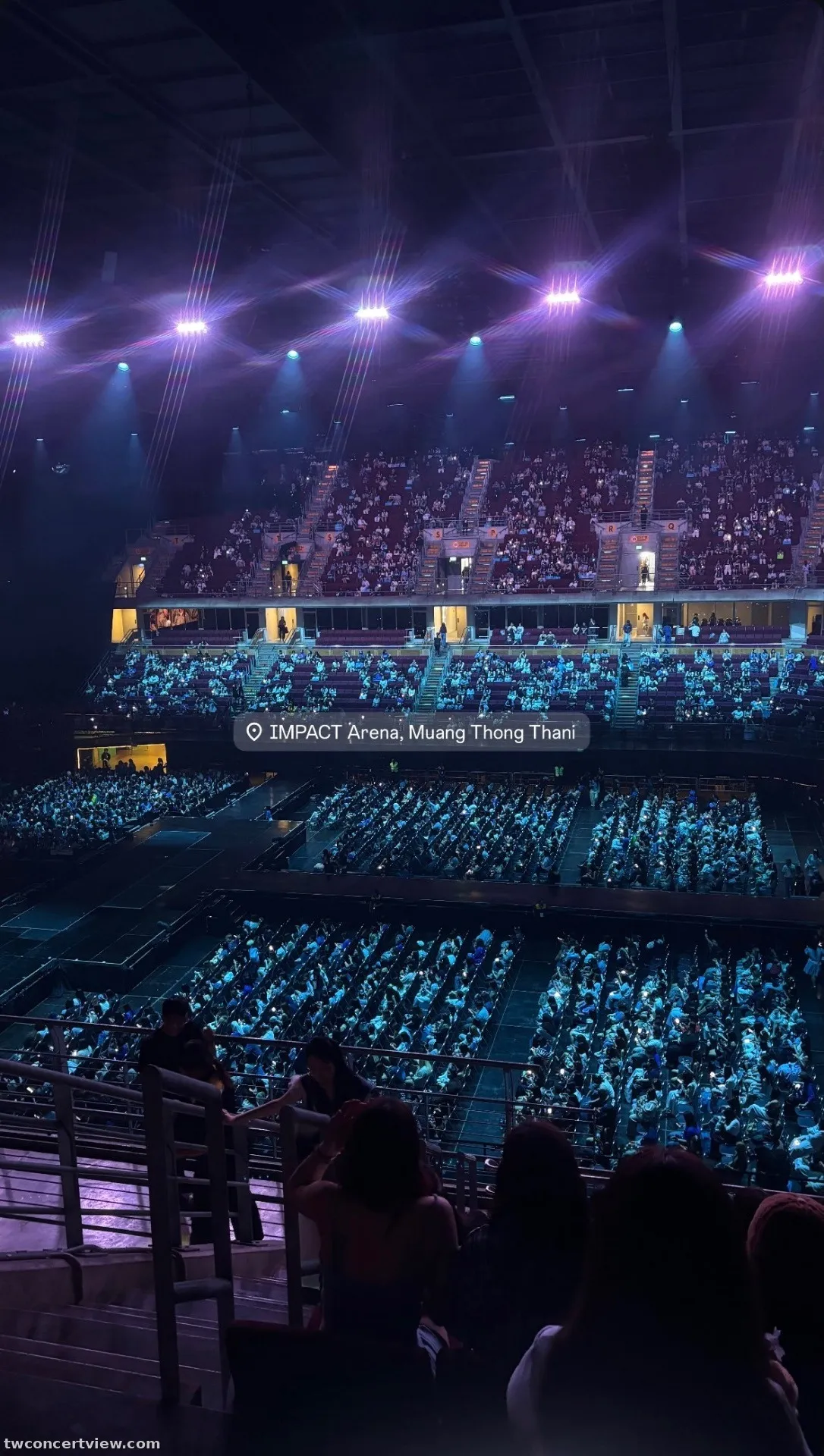 IMPACT Arena E 區 H排6號 視野照片 - Light as one