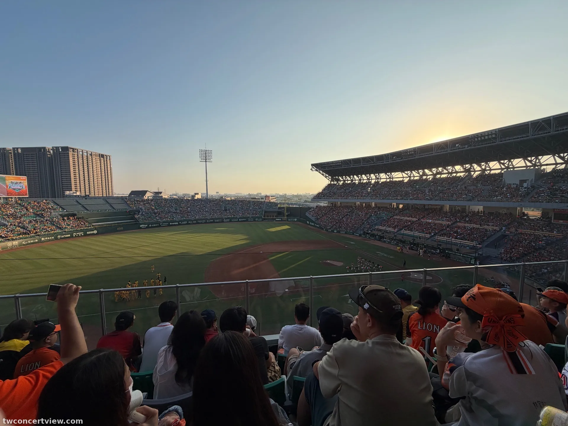 Asia Pacific Baseball Stadium (亞太成棒主球場) 40ブロック 4列15番 座席からの眺め - 2026季後賽G2